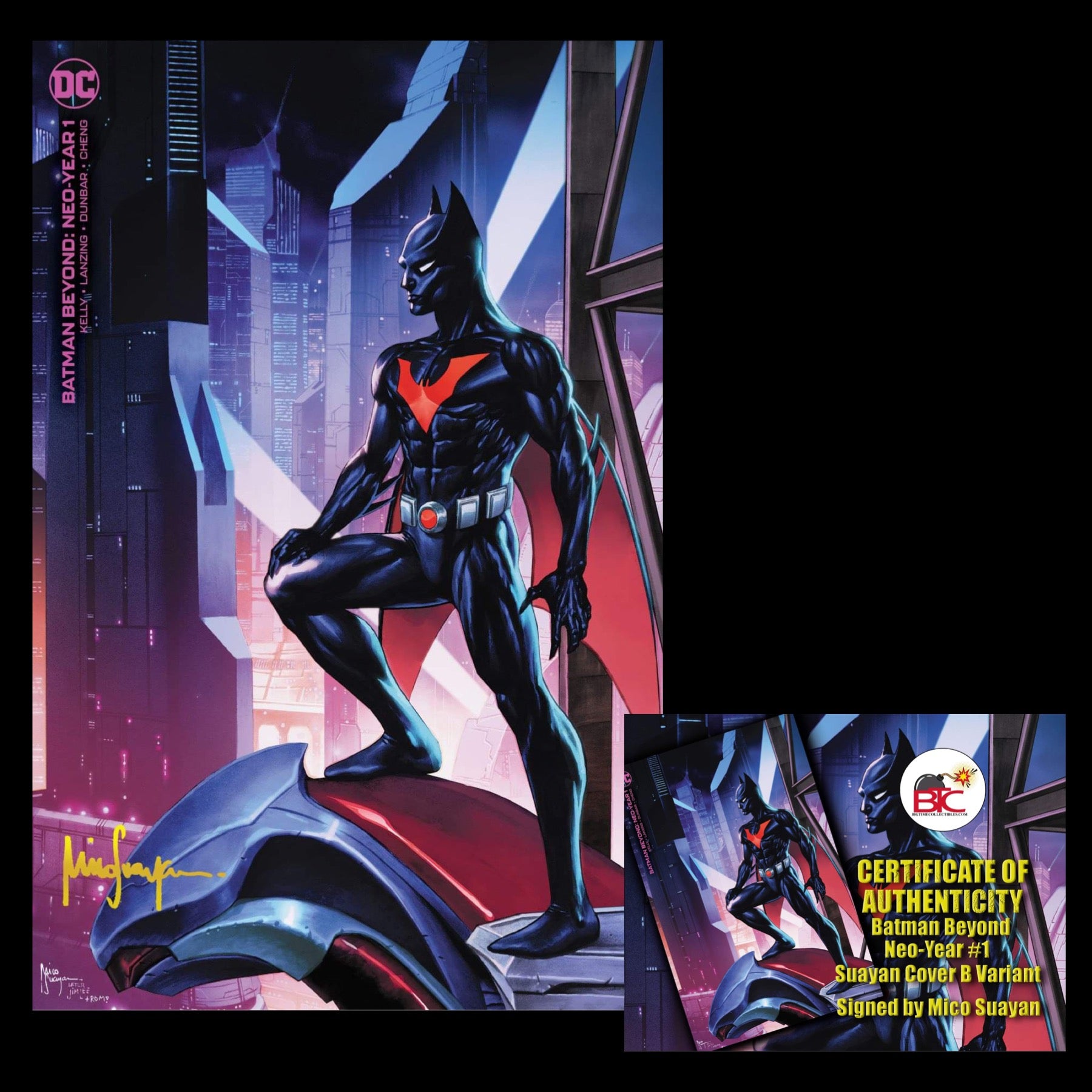 BATMAN BEYOND NEO-YEAR #1 MICO SUAYAN EXCLUSIVE HOMAGE VARIANT OPTIONS