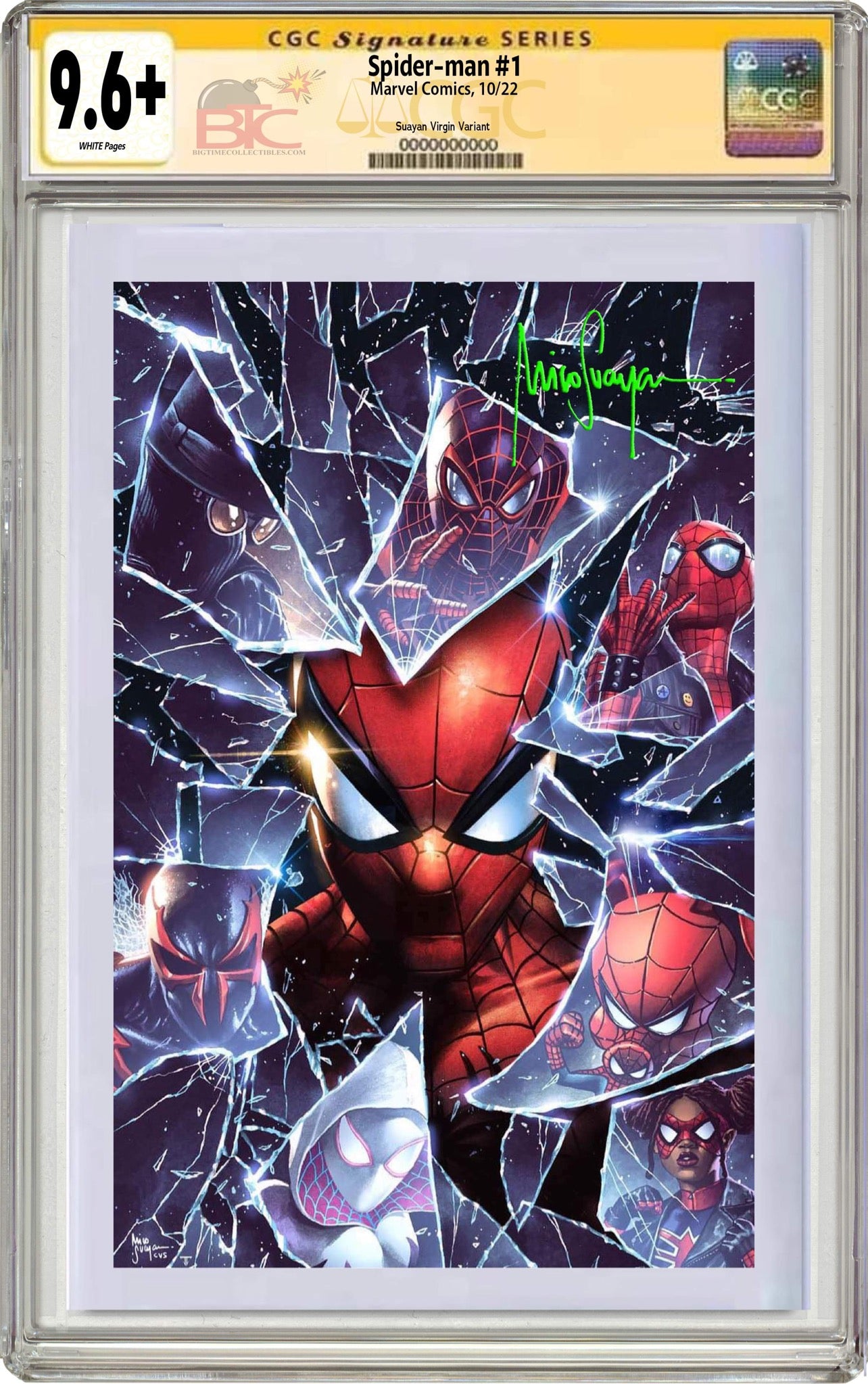 SPIDER-MAN #1 MICO SUAYAN EXCLUSIVE VARIANT OPTIONS
