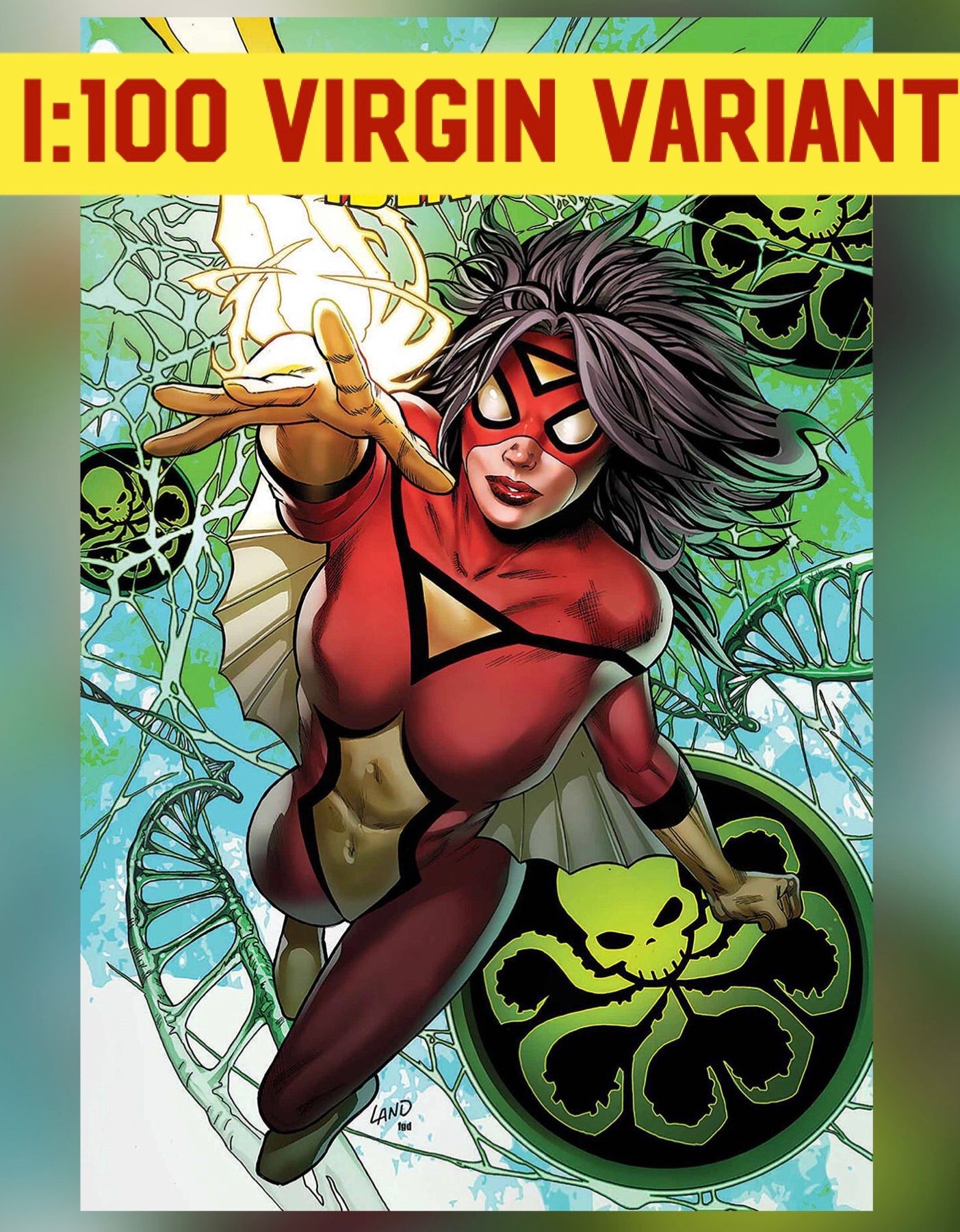 SPIDER-WOMAN #5 GREG LAND 1:100 VIRGIN VARIANT 10/21/20