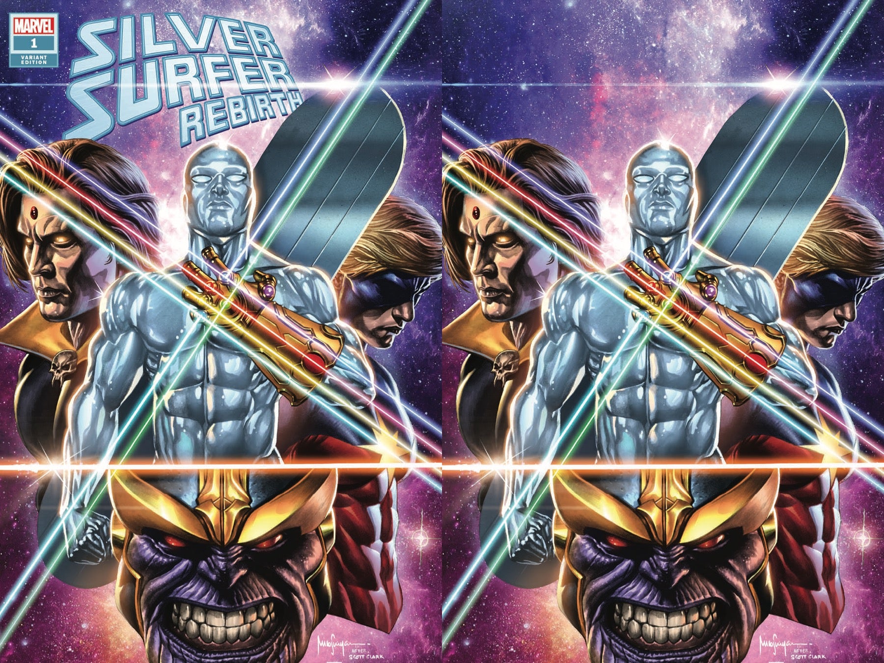 SILVER SURFER REBIRTH #1 MICO SUAYAN EXCLUSIVE VARIANT (M3)(M4)