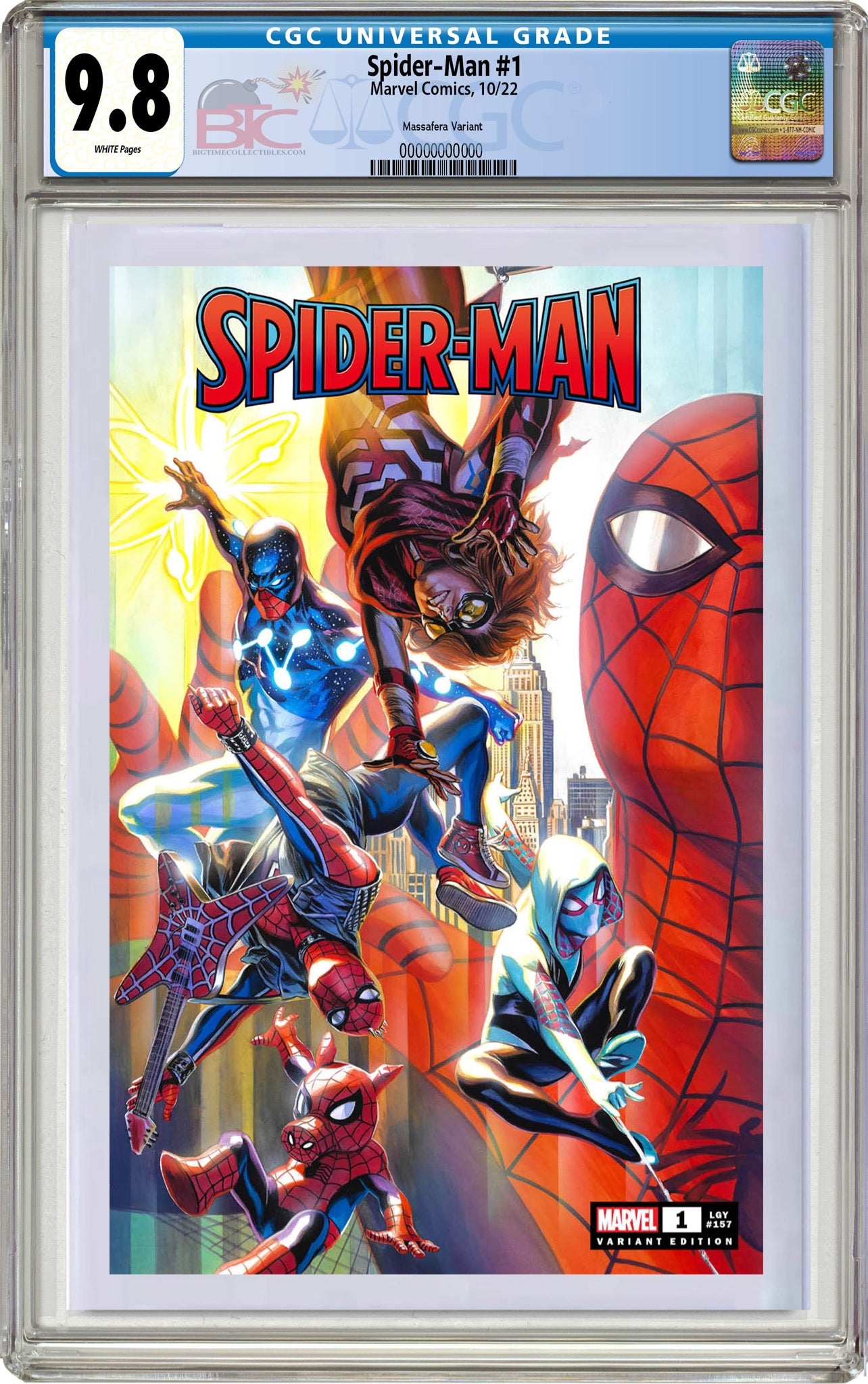 10/05/2022 SPIDER-MAN #1 FELIPE MASSAFERA EXCLUSIVE VARIANT OPTIONS