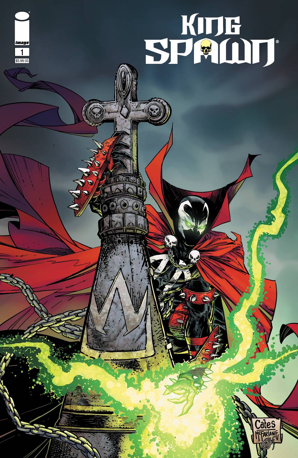 8/25/2021 KING SPAWN #1 CVR G CATES (CB70)