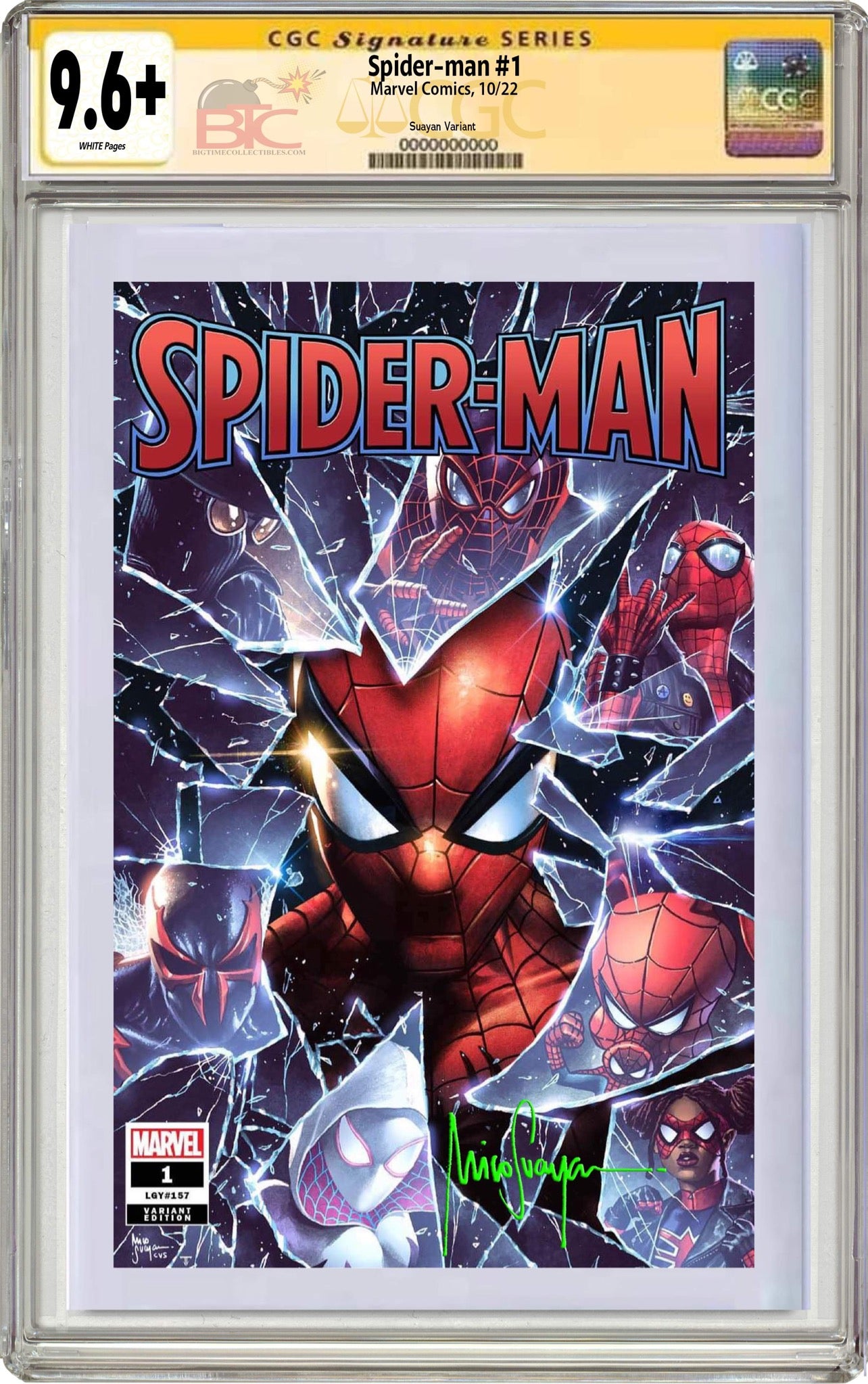 SPIDER-MAN #1 MICO SUAYAN EXCLUSIVE VARIANT OPTIONS