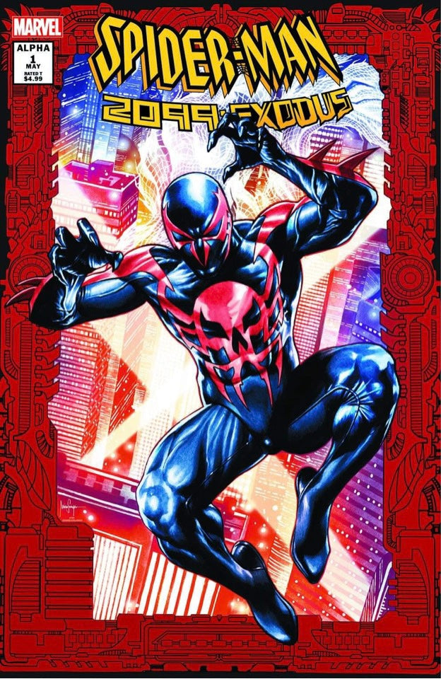 SPIDER-MAN 2099: EXODUS ALPHA #1 MICO SUAYAN EXCLUSIVE HOMAGE VARIANT OPTIONS