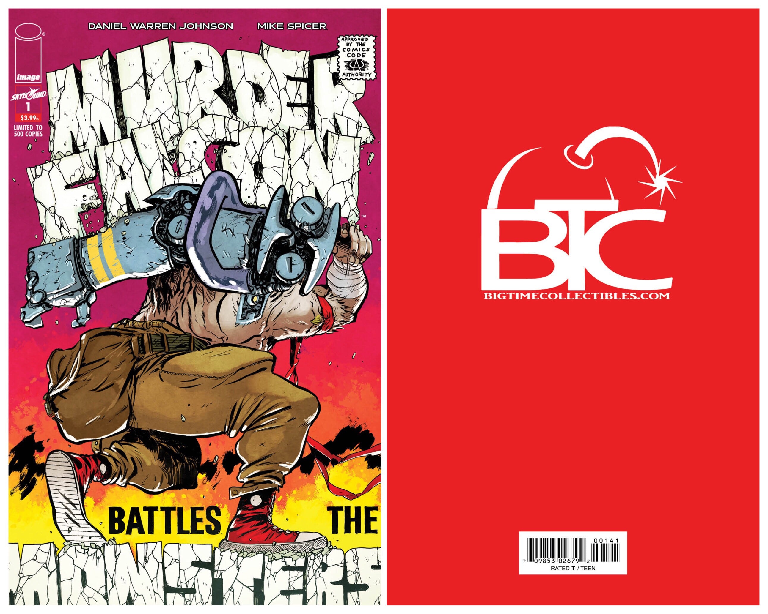 MURDER FALCON #1 DANIEL WARREN JOHNSON EXCLUSIVE VARIANT COVER (I104)(I105)