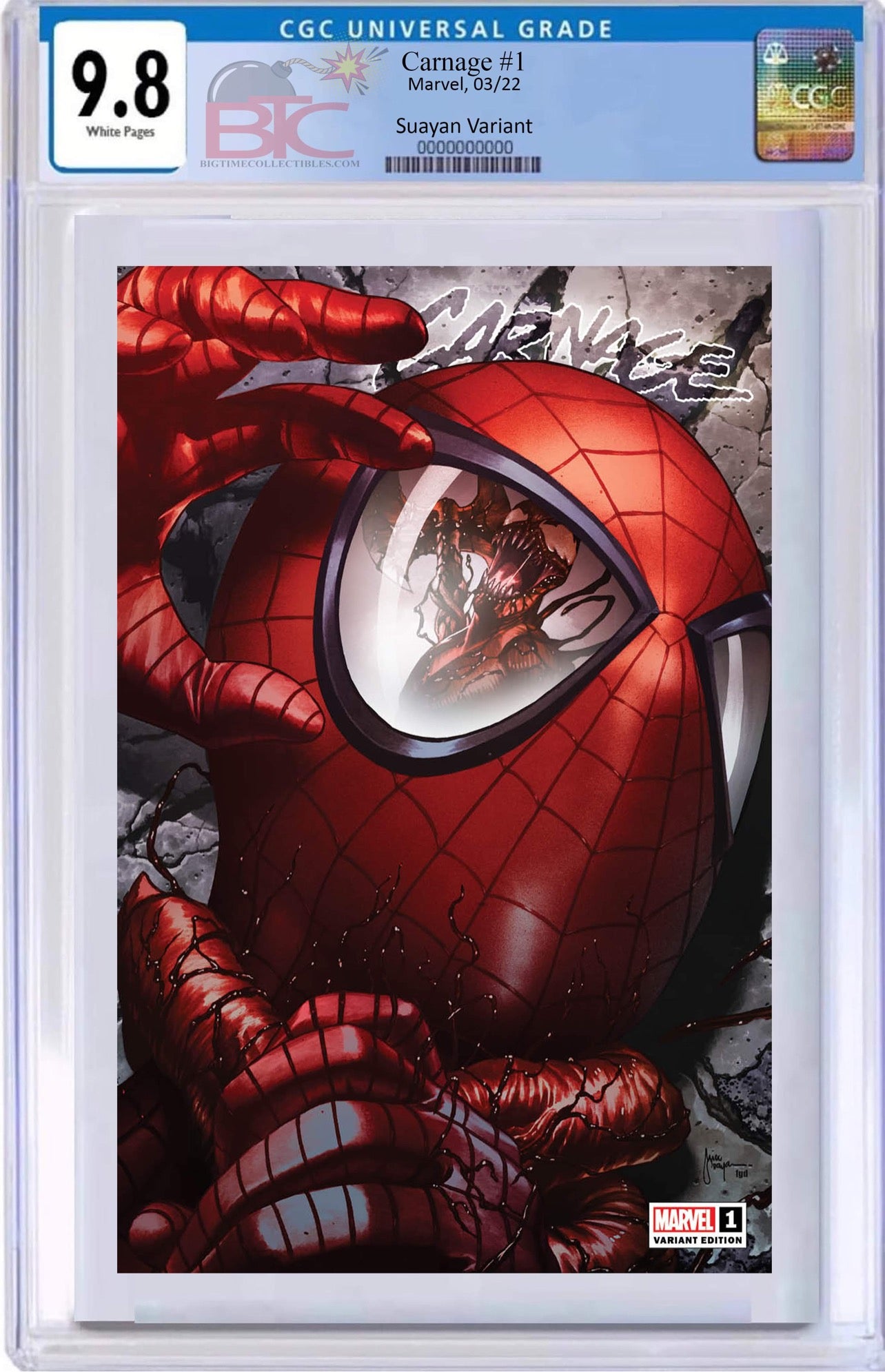 CARNAGE 1 MICO SUAYAN EXCLUSIVE CGC & SIGNATURE OPTIONS