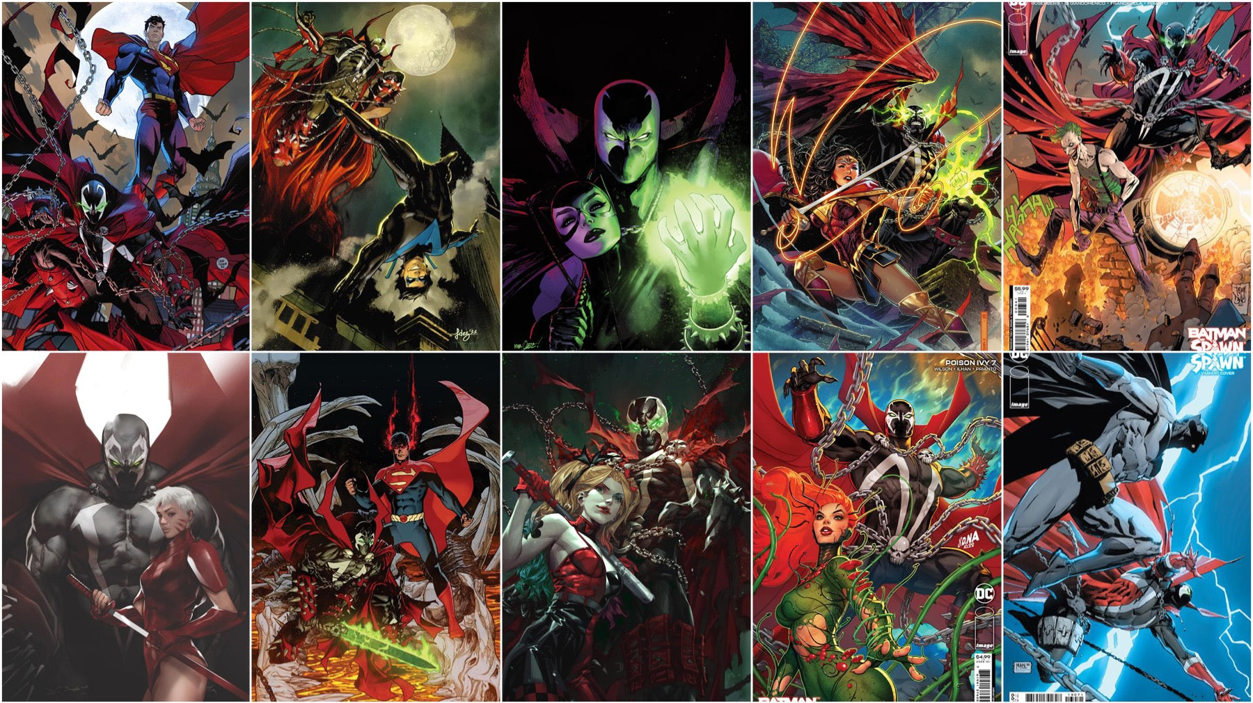 12/27/2022 DC SPAWN CARD STOCK VARIANT ULTIMATE 10-PACK BUNDLE