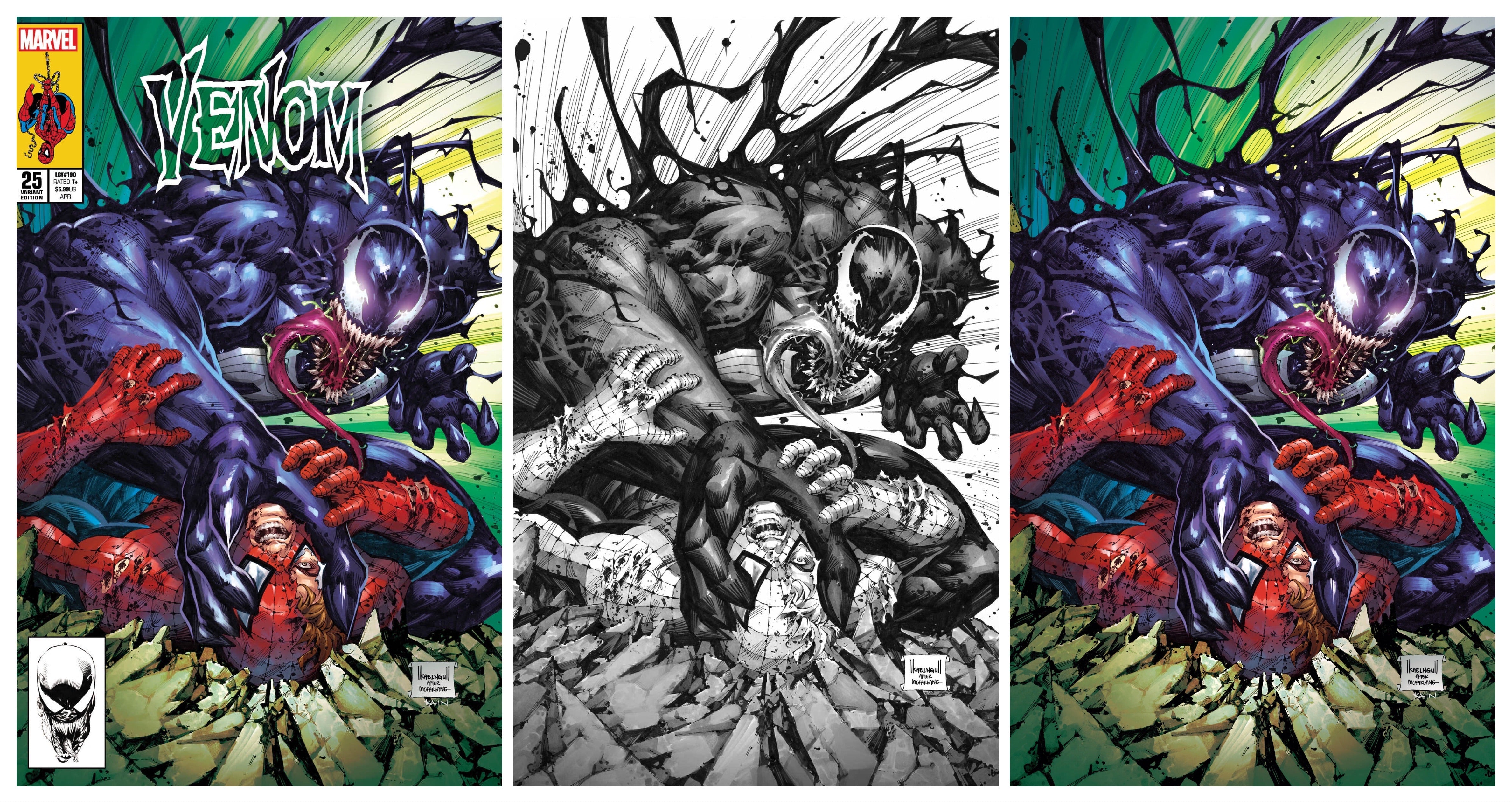 VENOM #25 KAEL NGU EXCLUSIVE HOMAGE RAW OPTIONS