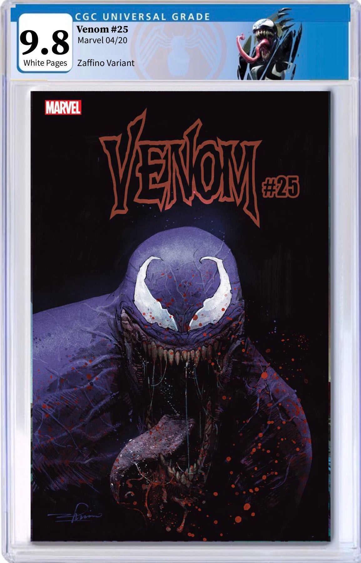 VENOM #25 ZAFFINO 1:50 VARIANT CGC 9.8 (INSTOCK) C89
