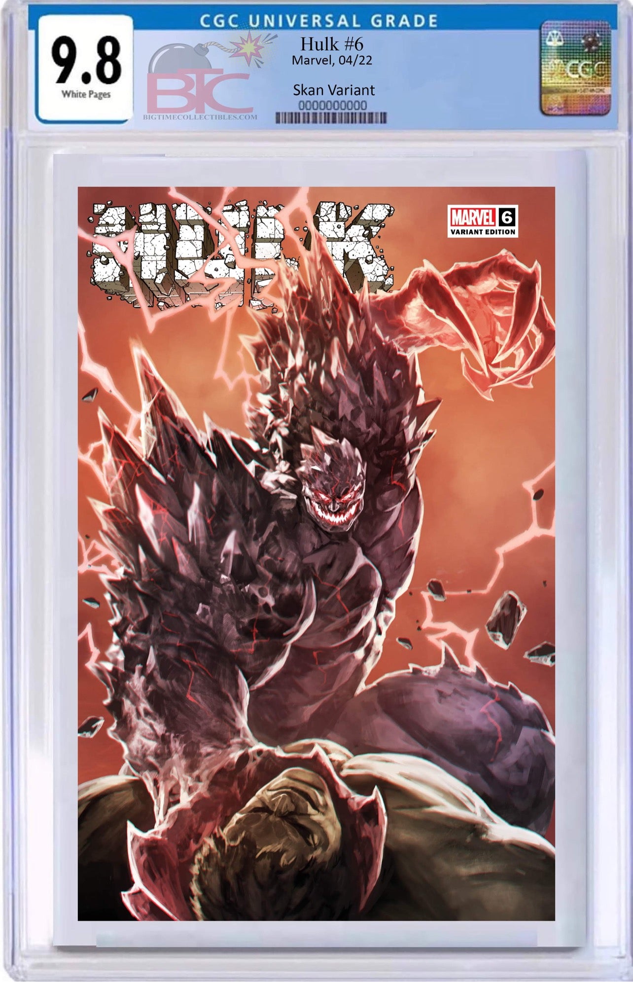 HULK 6 SKAN SRISUWAN EXCLUSIVE VARIANT RAW & GRADED OPTIONS