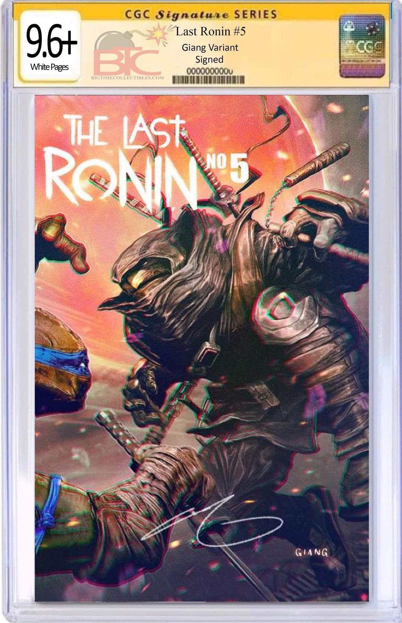 TMNT THE LAST RONIN #5 JOHN GIANG EXCLUSIVE VARIANT