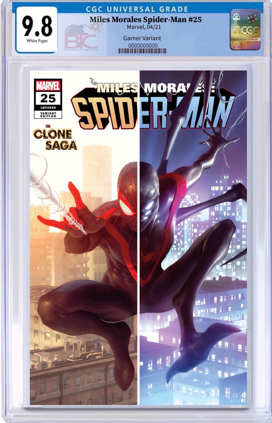 MILES MORALES SPIDER-MAN #25 ALEX GARNER CLONE SAGA EXCLUSIVE VARIANT 04/28/21