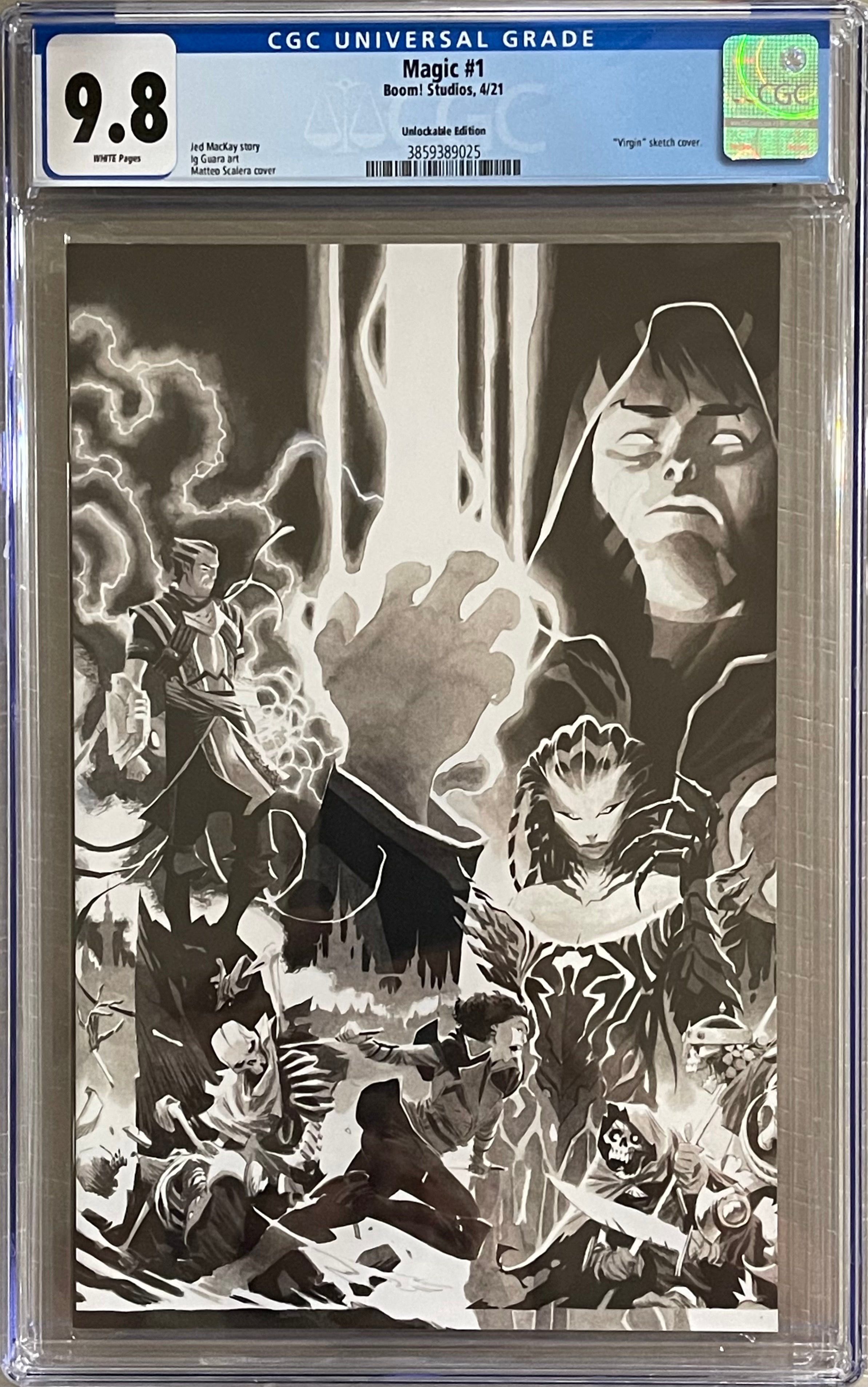 MAGIC THE GATHERING #1 CVR H UNLOCKABLE 1 PER STORE VARIANT CGC 9.8