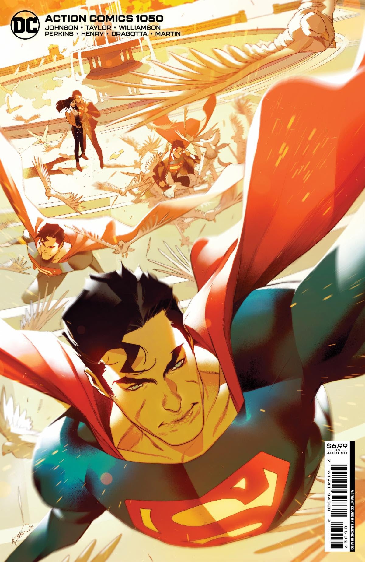 12/27/2022 ACTION COMICS #1050 CVR N SIMONE DI MEO CARD STOCK VARIANT