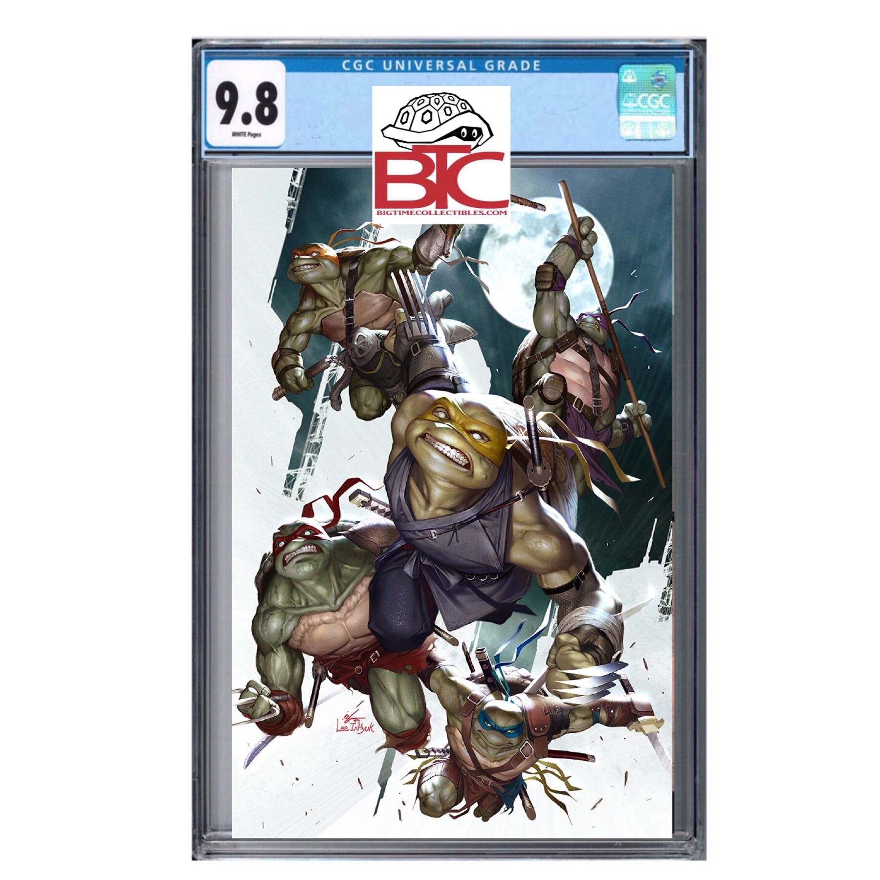 TMNT #100 INHYUK LEE EXCLUSIVE VIRGIN VARIANT & RATIO VARIANT OPTIONS