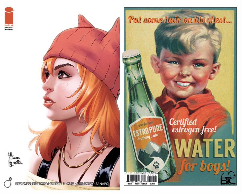 MAN-EATERS #1 BTC EXCLUSIVE LIMITED TO 500 COPIES (I16)