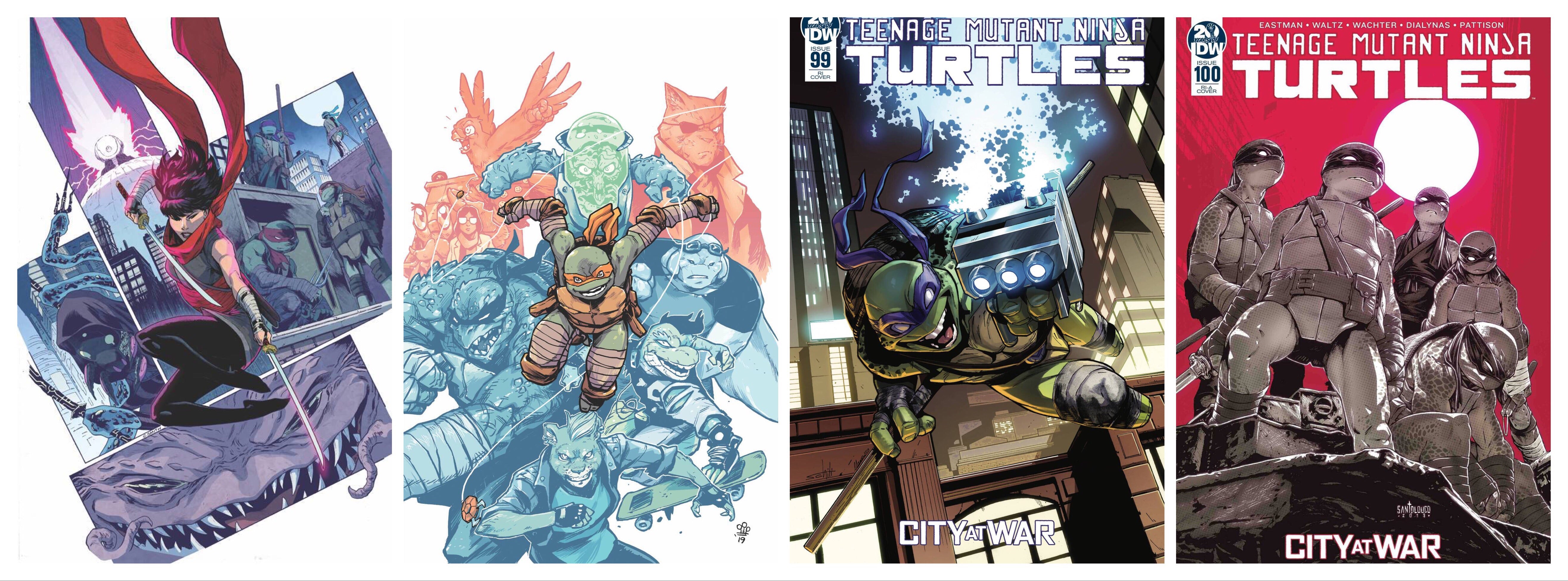 TMNT #97 #98 #99 #100 1:10 VARIANT 4-PACK DEAL
