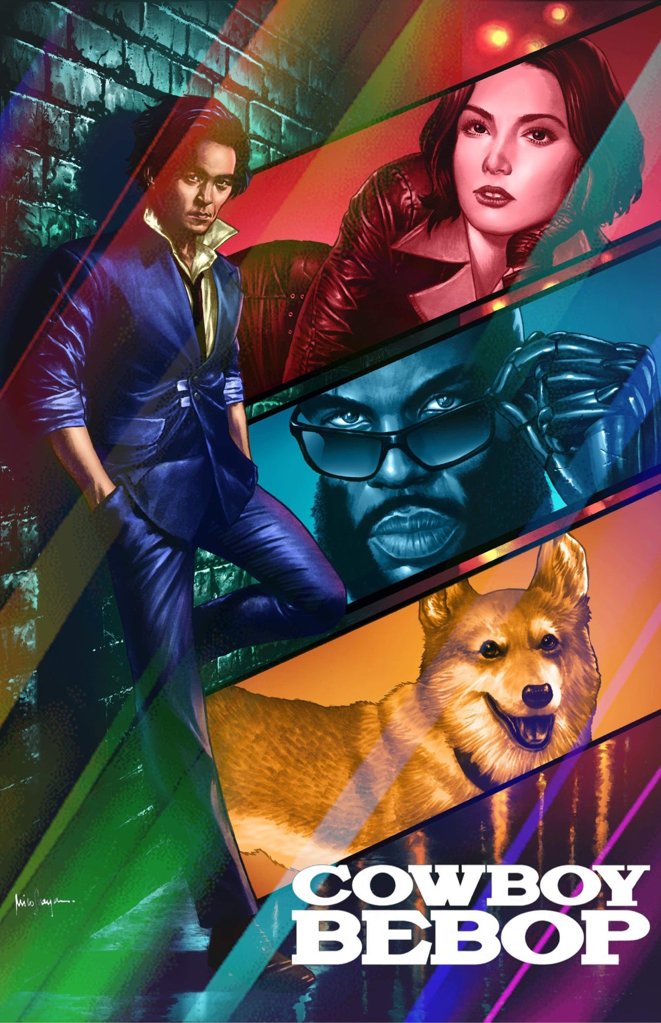 COWBOY BEBOP #1 MICO SUAYAN CONVENTION EXCLUSIVE FOIL VARIANT (I122)