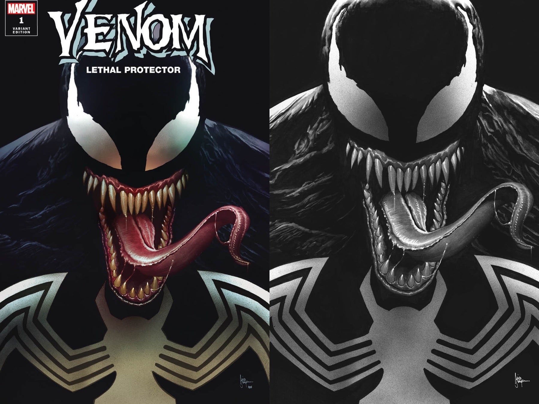 VENOM: LETHAL PROTECTOR 1 MICO SUAYAN EXCLUSIVE VARIANT (M3)