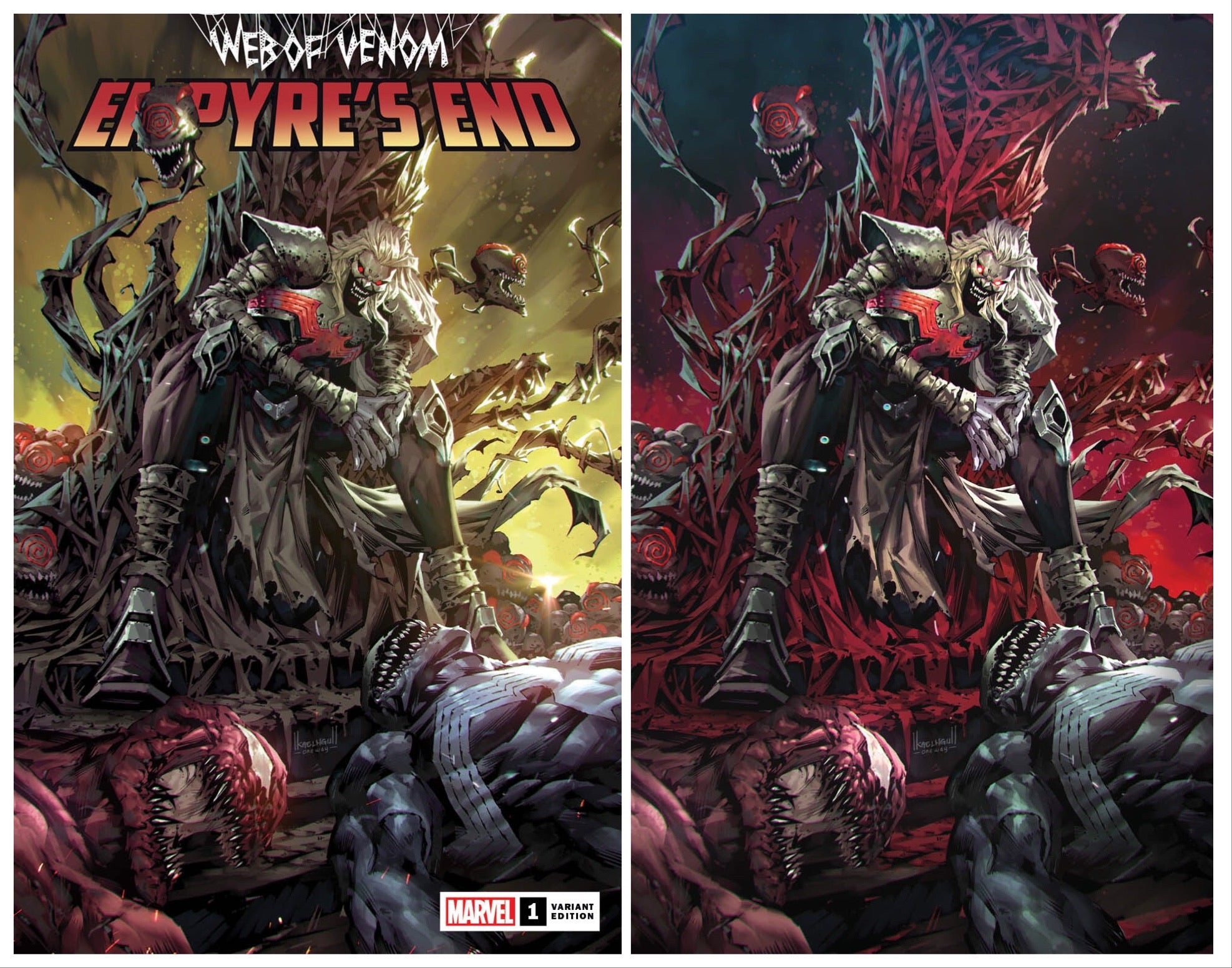 WEB OF VENOM EMPYRES END #1 KAEL NGU EXCLUSIVE VARIANTS