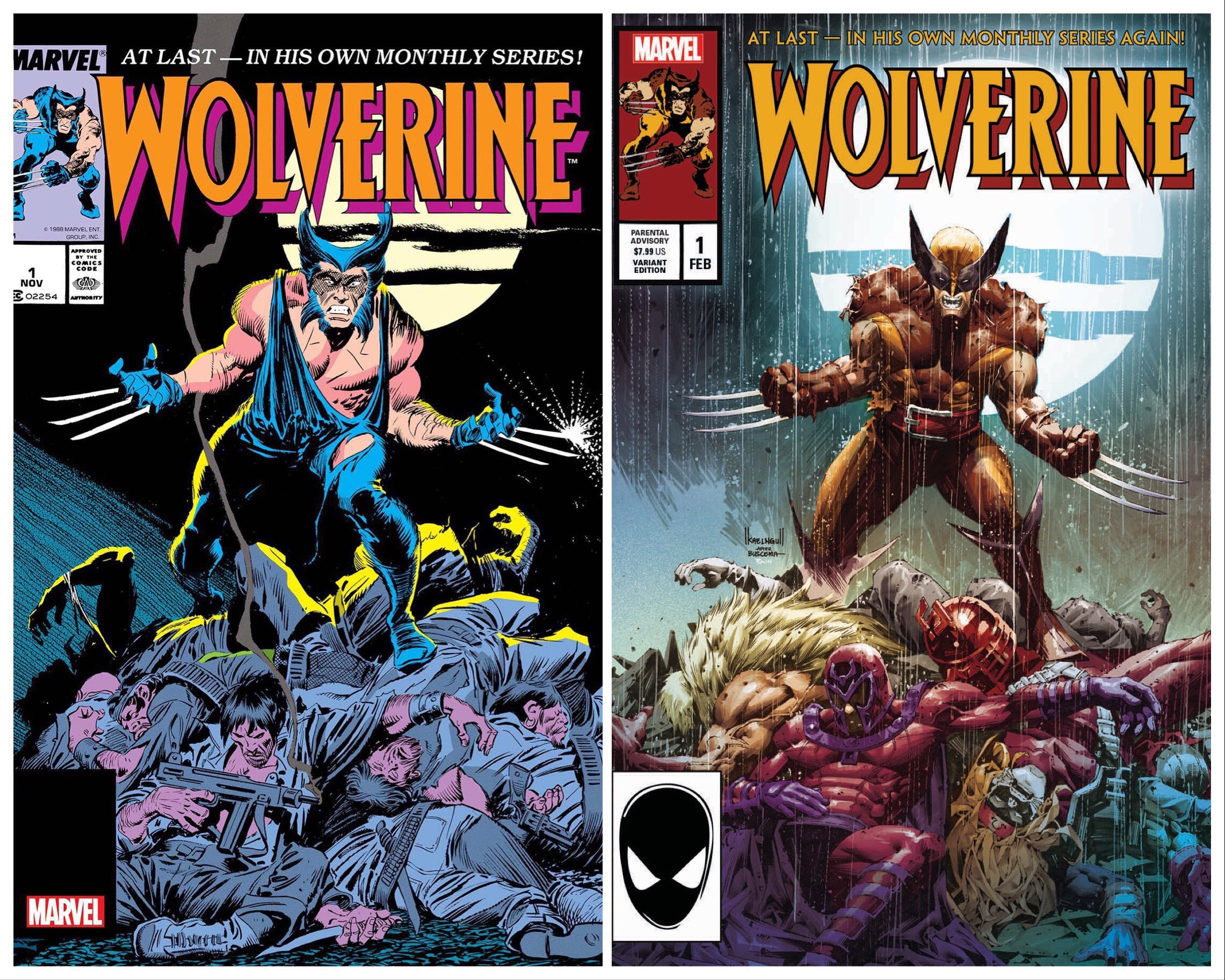 WOLVERINE #1 KAEL NGU EXCLUSIVE & FACSIMILE COMBO SET 03/20/24