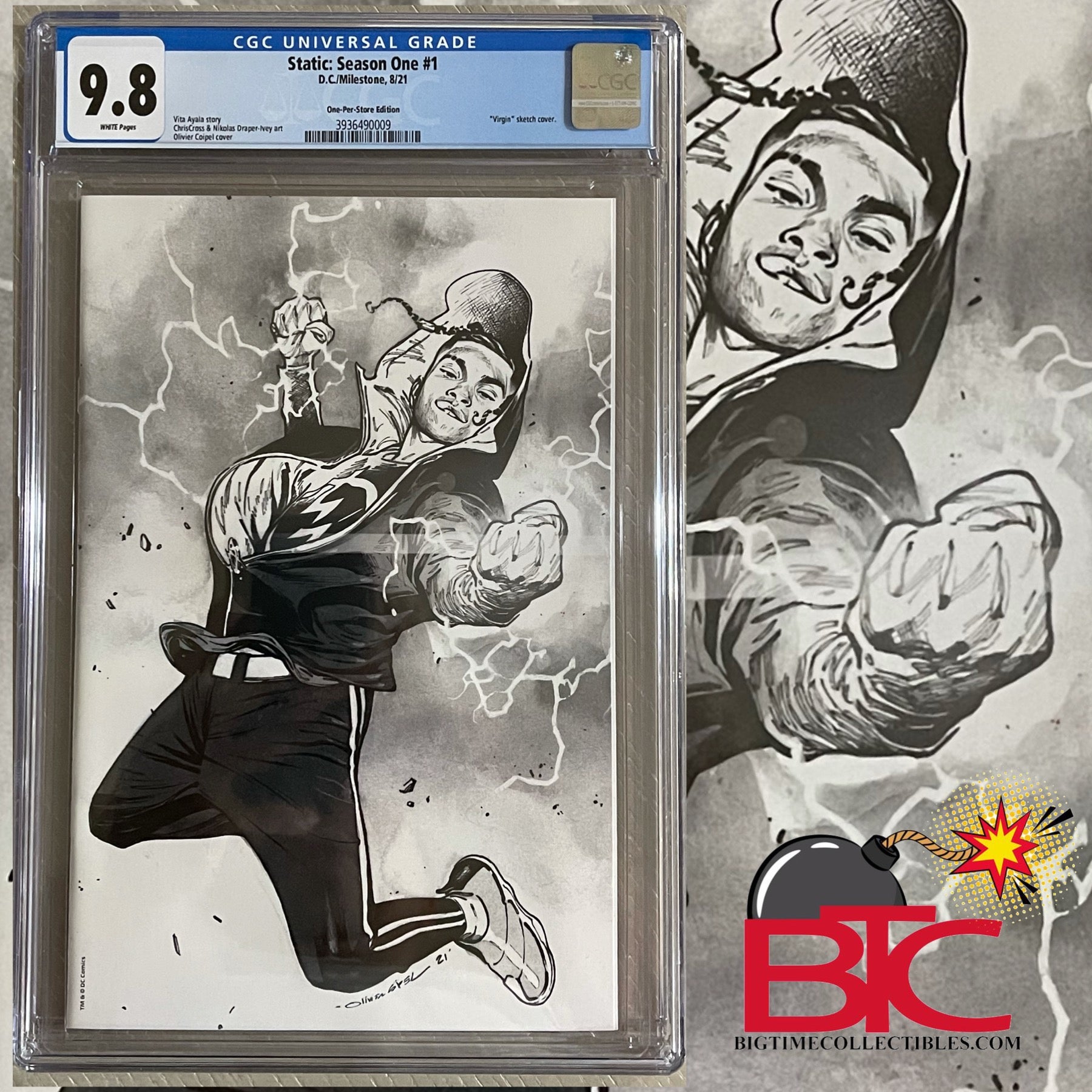 STATIC SEASON ONE #1 ONE PER STORE VARIANT VARIANT CGC 9.8 (INSTOCK) C31