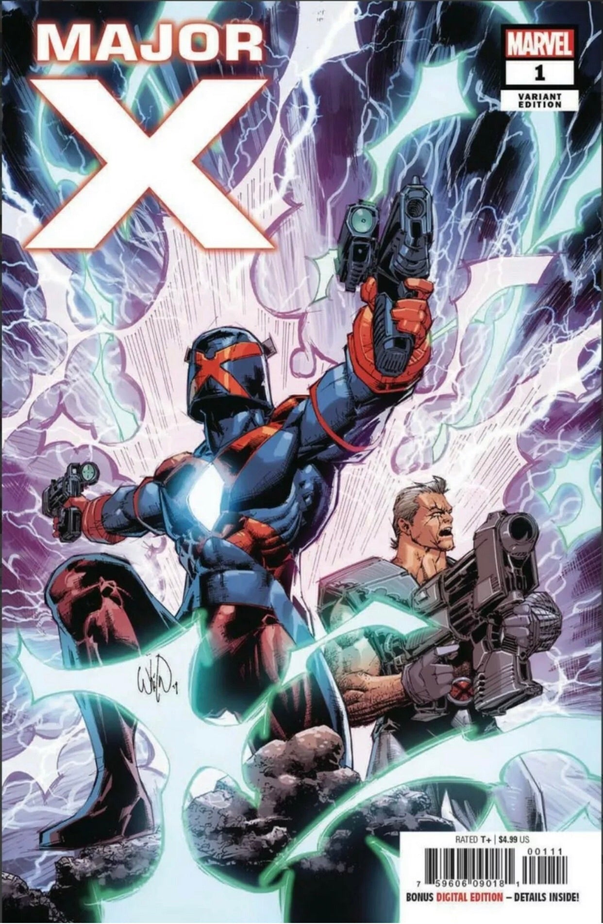 MAJOR X #1 REGULAR & 1:25 INCENTIVE VARIANT 04/03/19 FOC 03/11/19