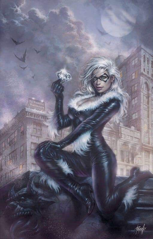 BLACK CAT #1 LUCIO PARRILLO EXCLUSIVE VARIANT TRADE DRESS & VIRGIN VARIANT SET OPTION