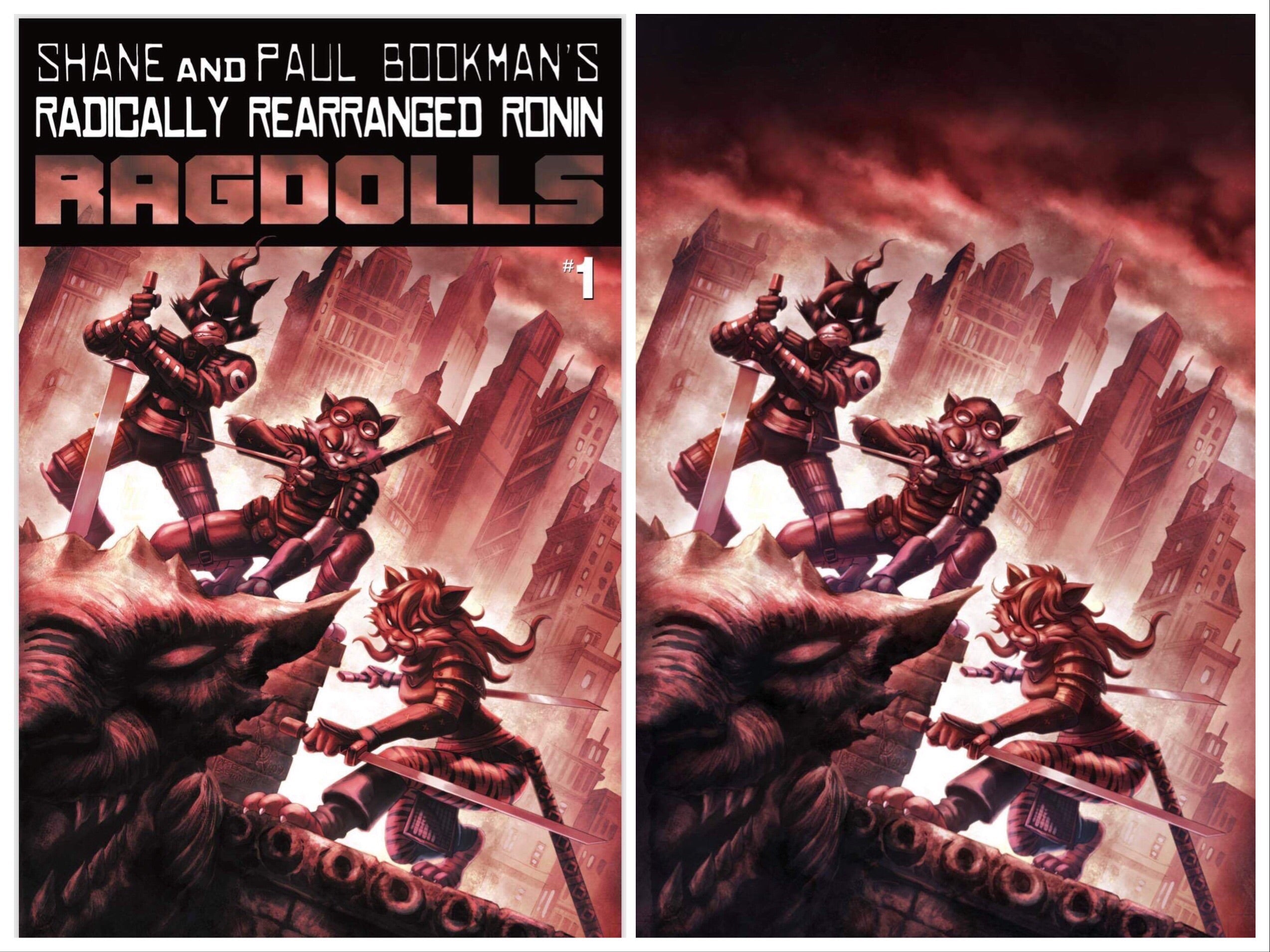 RADICALLY REARRANGED RONIN RAGDOLLS ONE SHOT ALAN QUAH EXCLUSIVE RAW, SIGNED & GRADED OPTION MEGACON 2019