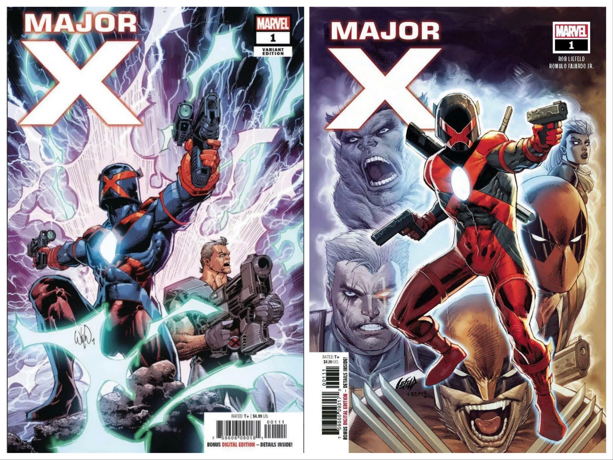 MAJOR X #1 REGULAR & 1:25 INCENTIVE VARIANT 04/03/19 FOC 03/11/19