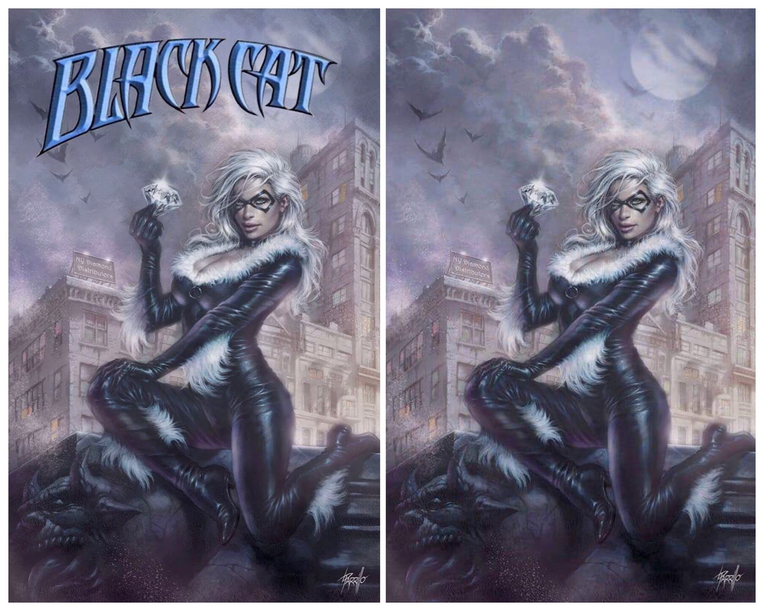 BLACK CAT #1 LUCIO PARRILLO EXCLUSIVE VARIANT TRADE DRESS & VIRGIN VARIANT SET OPTION