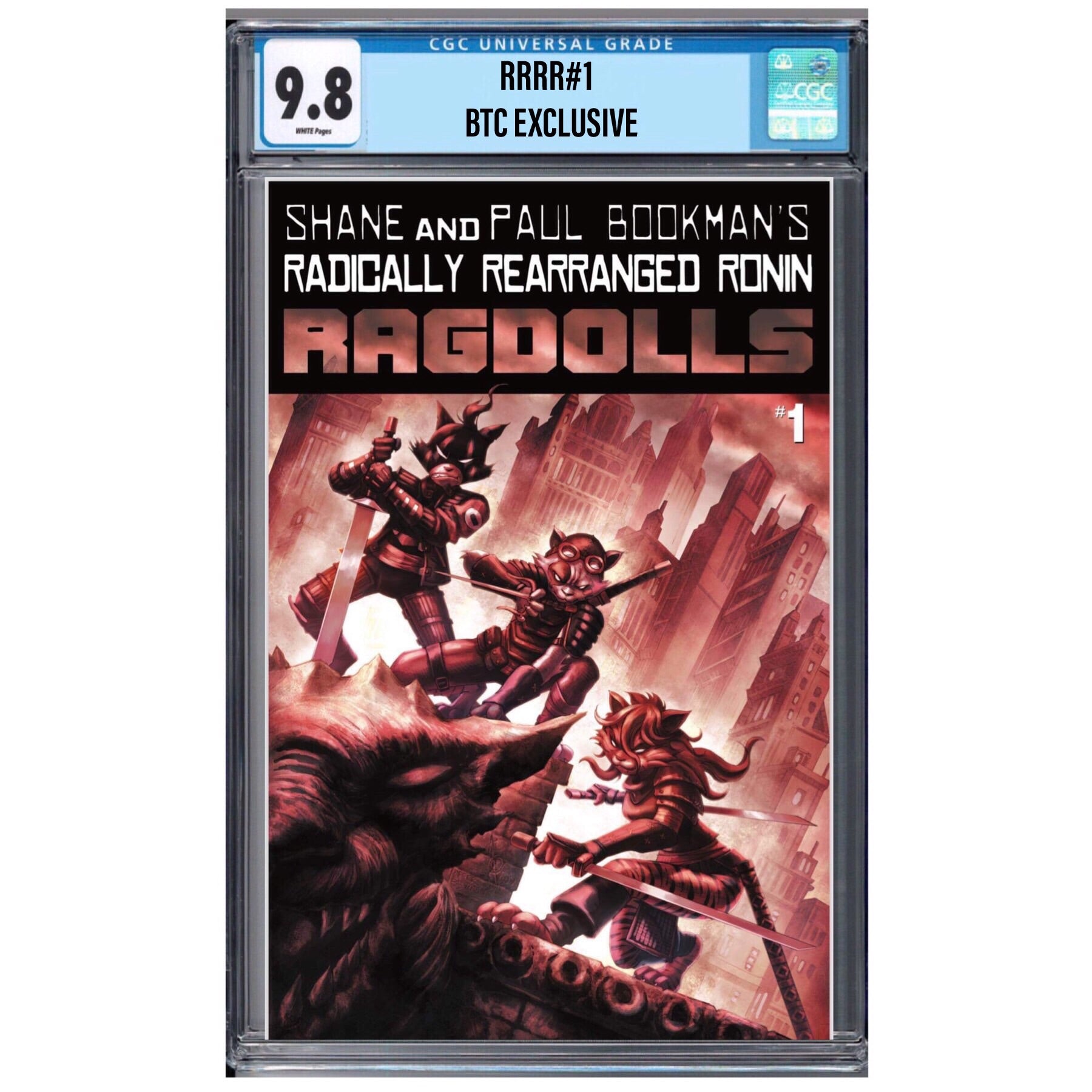 RADICALLY REARRANGED RONIN RAGDOLLS ONE SHOT ALAN QUAH EXCLUSIVE RAW, SIGNED & GRADED OPTION MEGACON 2019