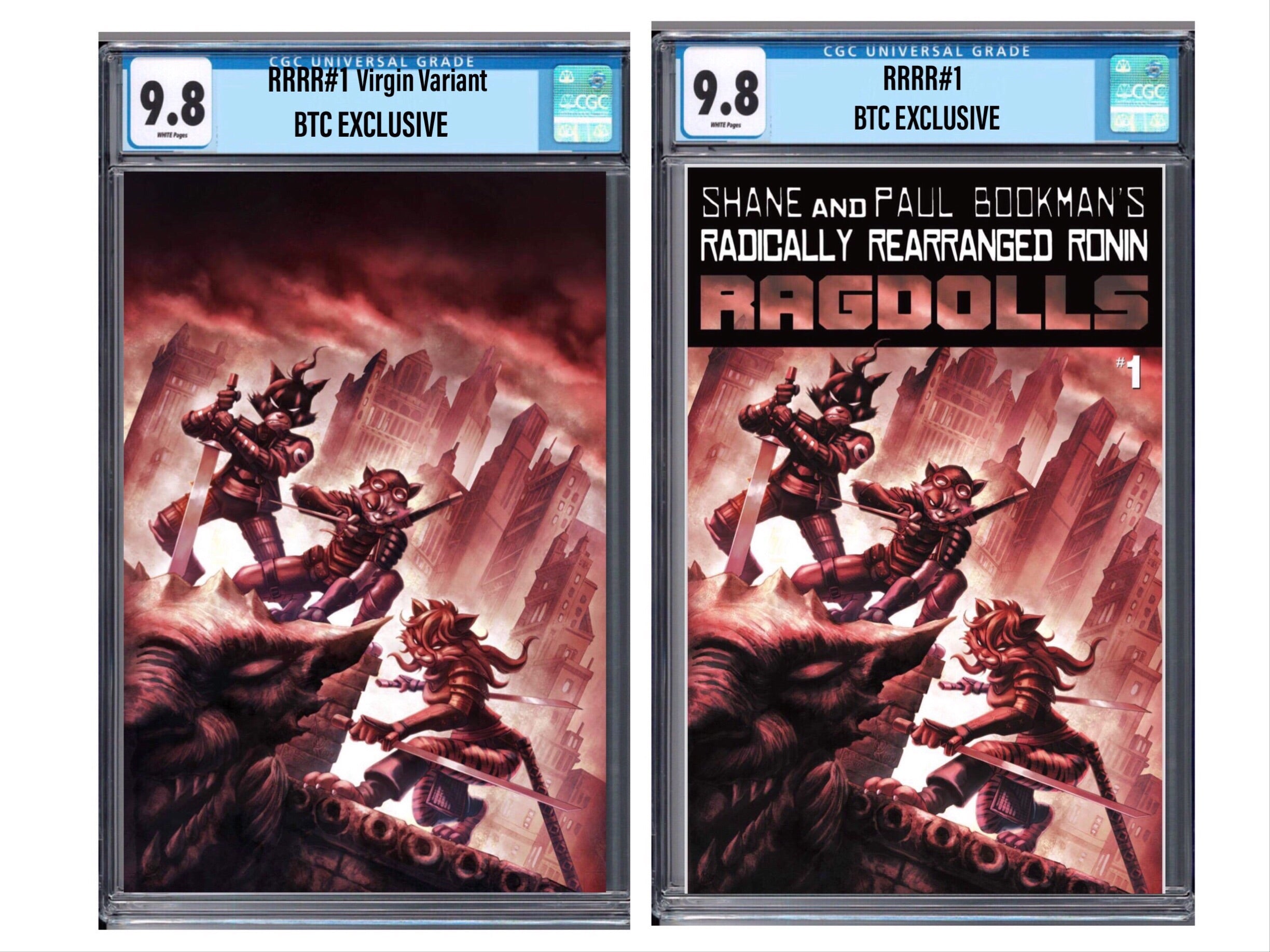 RADICALLY REARRANGED RONIN RAGDOLLS ONE SHOT ALAN QUAH EXCLUSIVE RAW, SIGNED & GRADED OPTION MEGACON 2019