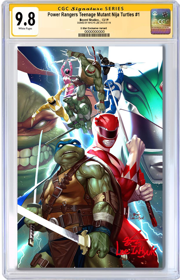 POWER RANGERS TMNT #1 INHYUK LEE, ALAN QUAH & KAEL NGU EXCLUSIVE VIRGIN COVER