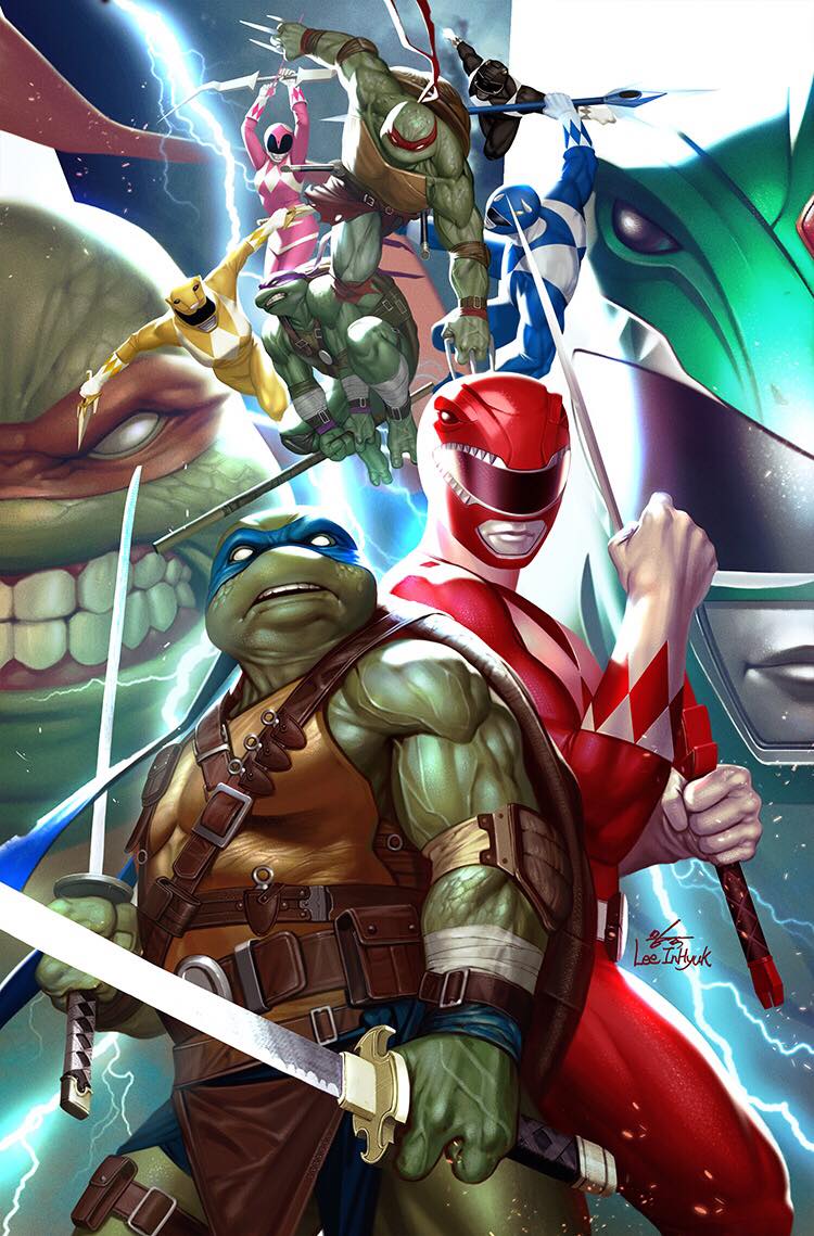 POWER RANGERS TMNT #1 INHYUK LEE, ALAN QUAH & KAEL NGU EXCLUSIVE VIRGIN COVER