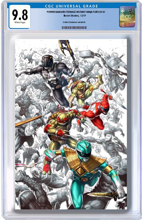 POWER RANGERS TMNT #1 INHYUK LEE, ALAN QUAH & KAEL NGU EXCLUSIVE VIRGIN COVER
