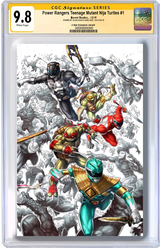 POWER RANGERS TMNT #1 INHYUK LEE, ALAN QUAH & KAEL NGU EXCLUSIVE VIRGIN COVER