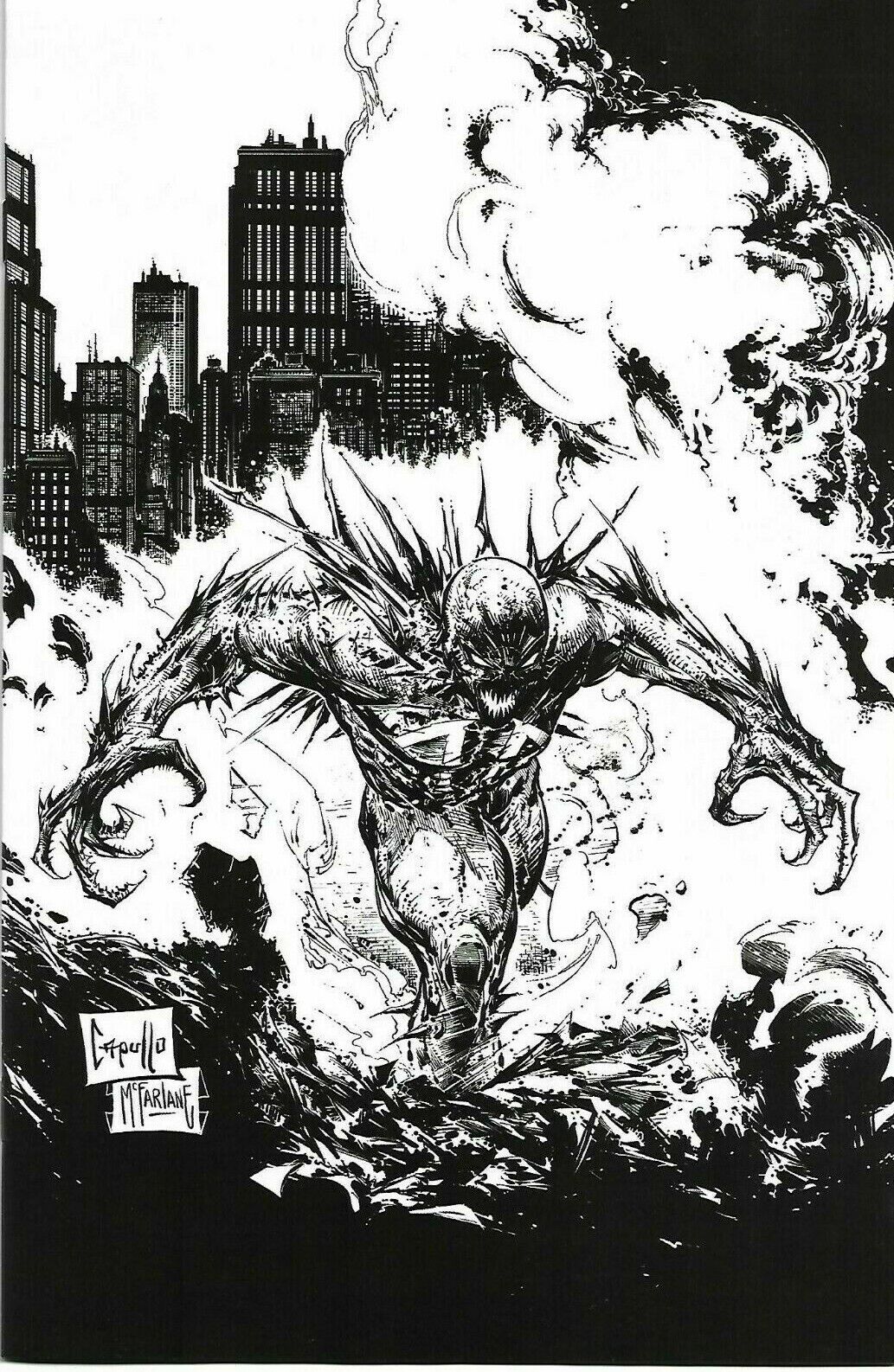 SPAWN #313 CVR D B/W CAPULLO & MCFARLANE 12/23/20