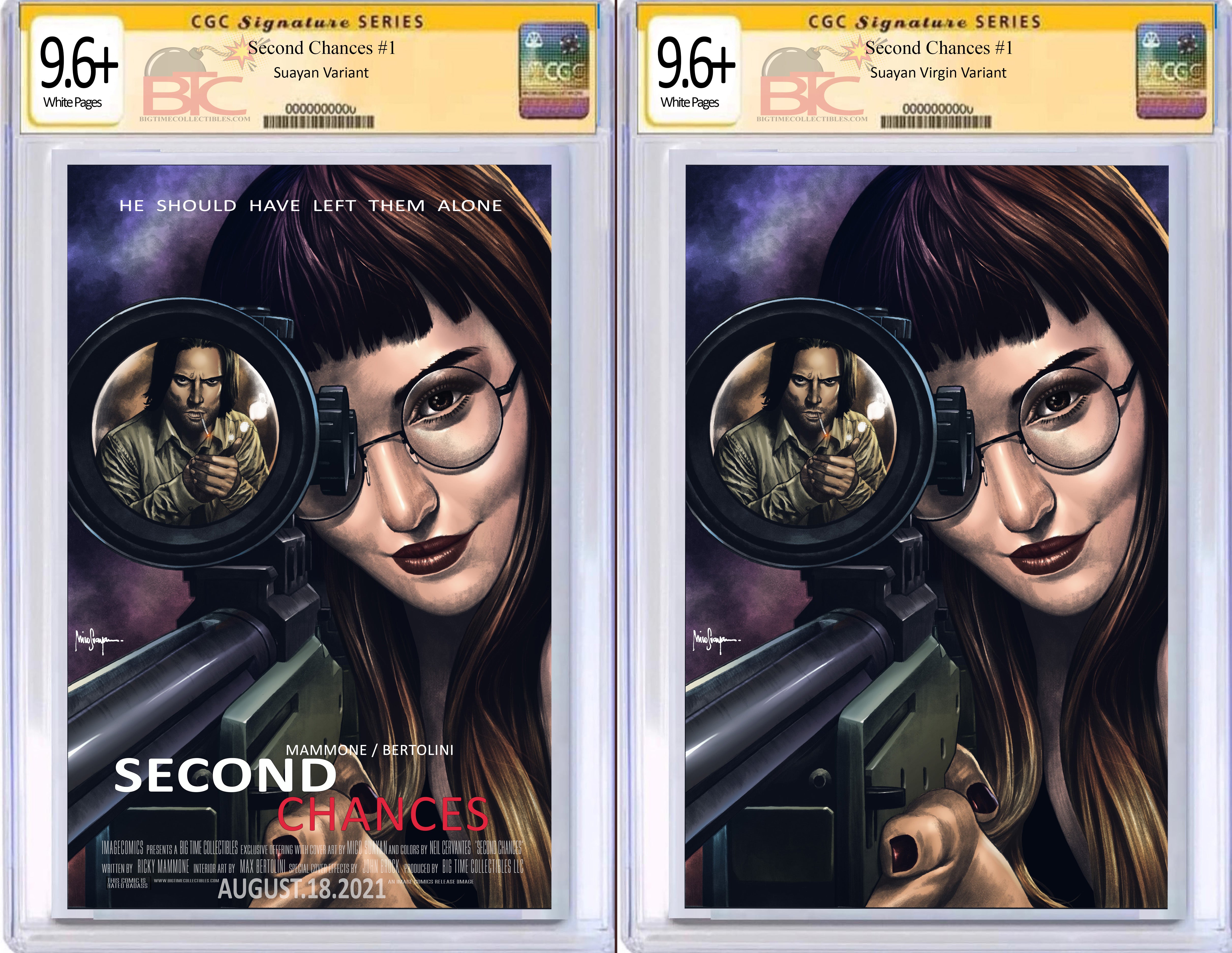 SECOND CHANCES #1 MICO SUAYAN EXCLUSIVE HOMAGE VARIANT
