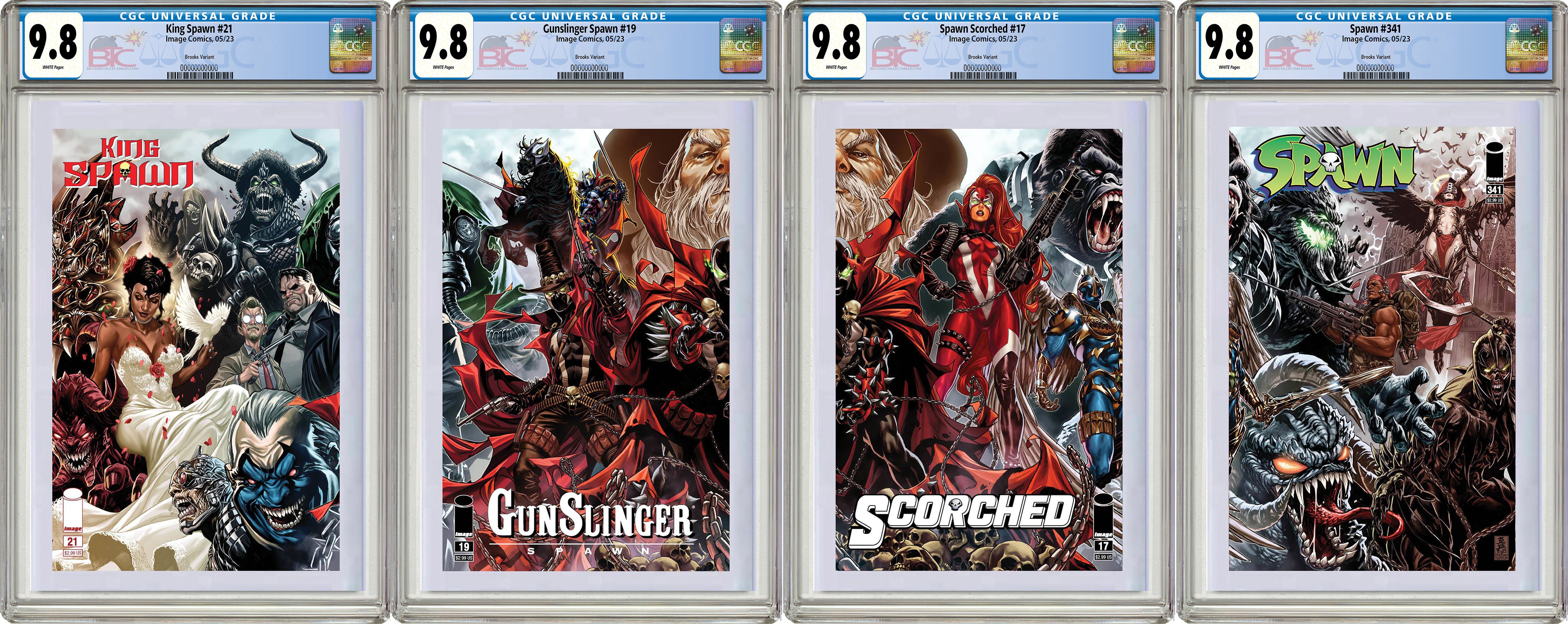 MARK BROOKS SPAWN UNIVERSE 4 BOOK CONNECTING SET BUNDLE