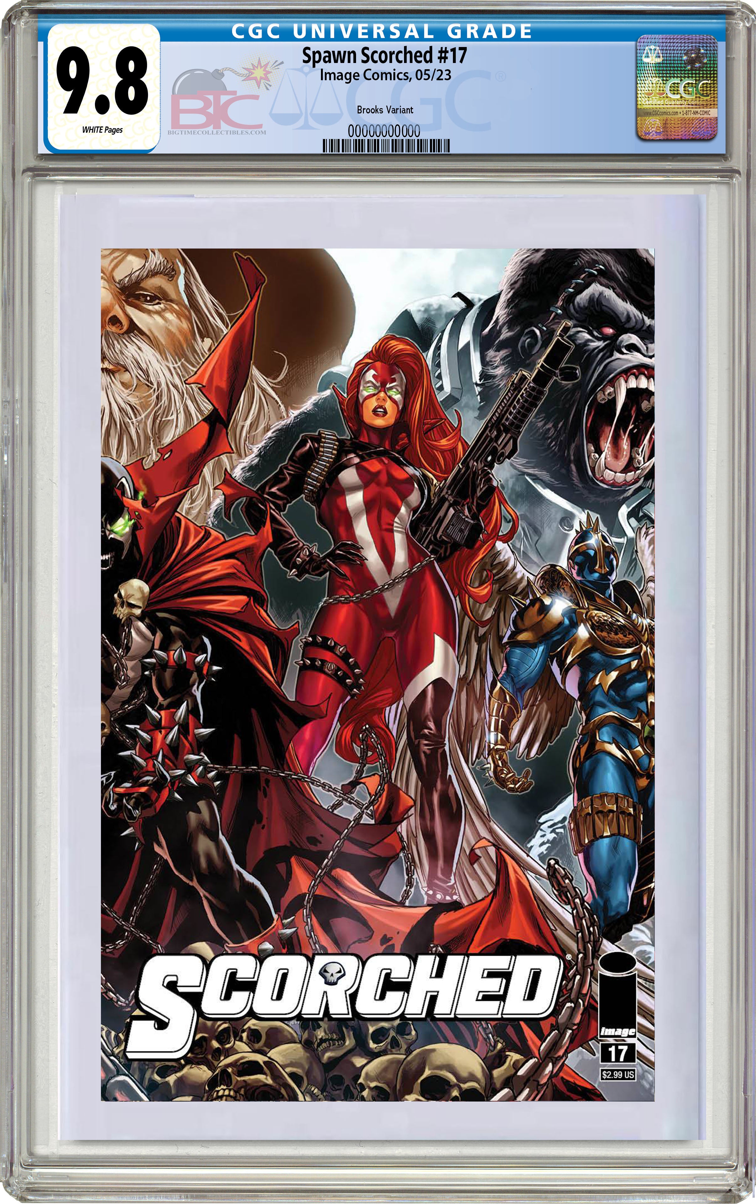 04/19/23 SPAWN SCORCHED #17 CVR A BROOKS