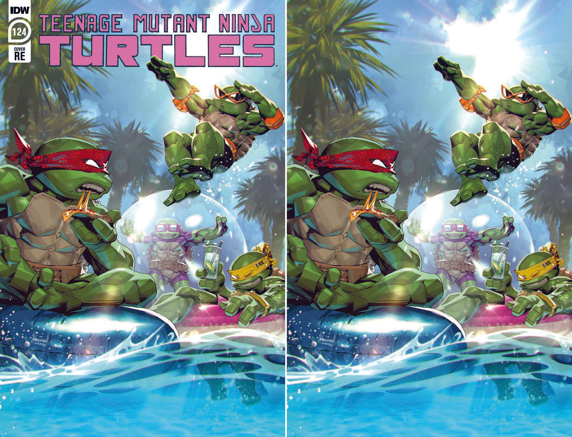 12/15/2021 TMNT ONGOING #124 KAEL NGU EXCLUSIVE VARIANT