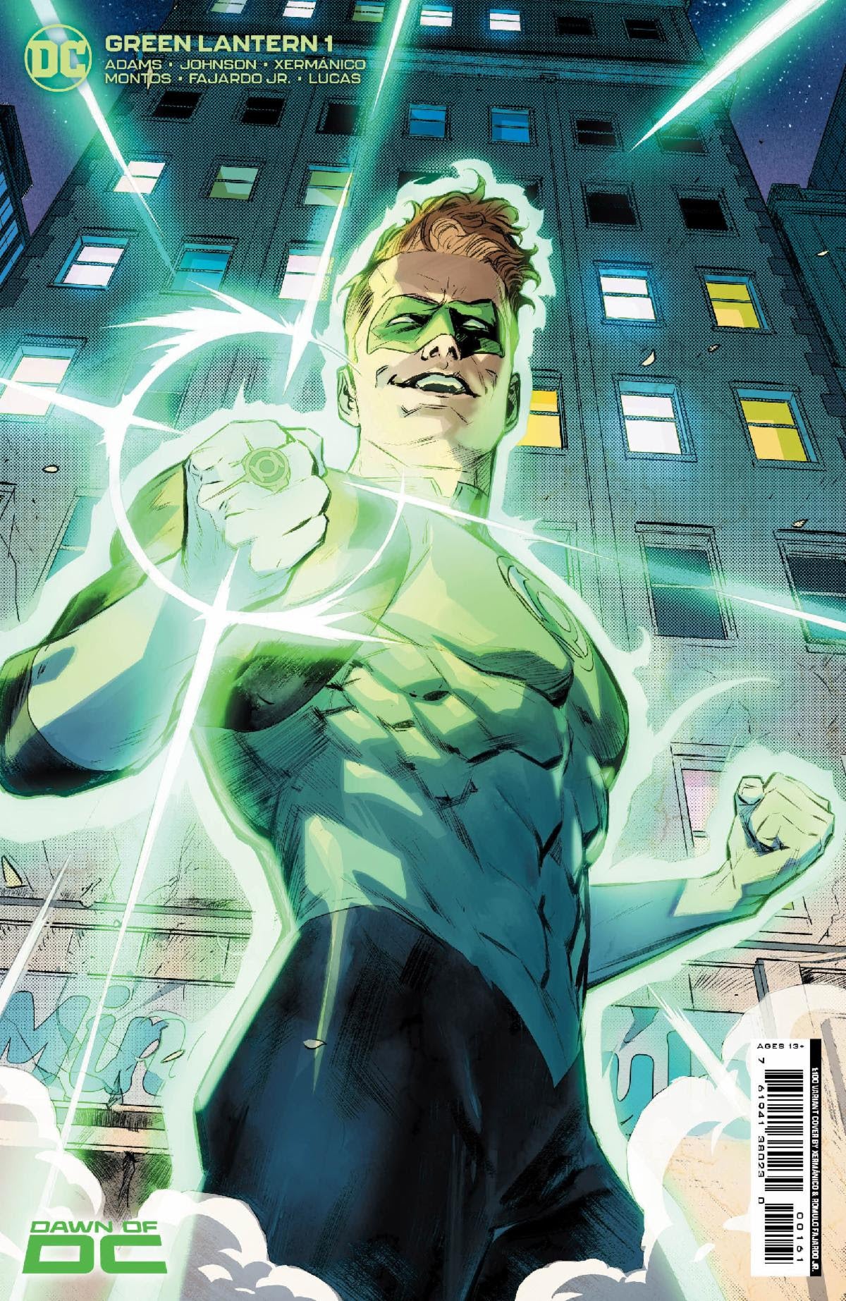 GREEN LANTERN #1 CVR G INC 1:100 XERMANICO CARD STOCK VAR - 5/9/2023(CB88)