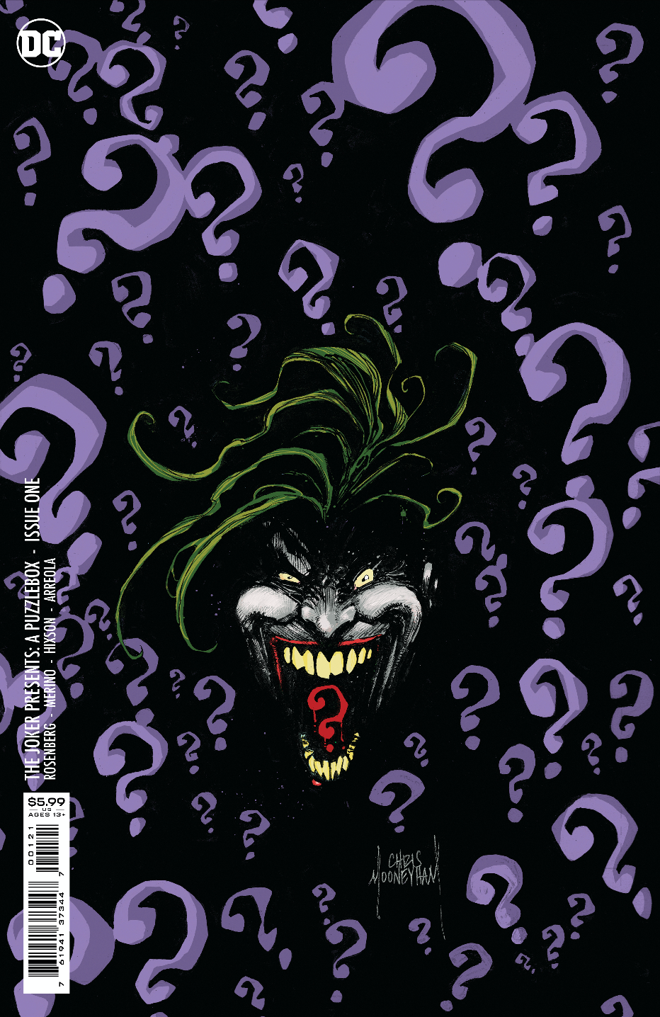 08/03/2021 JOKER PRESENTS A PUZZLEBOX #1 (OF 7) CVR C CHRISTOPHER MOONEYHAM CARD STOCK VAR