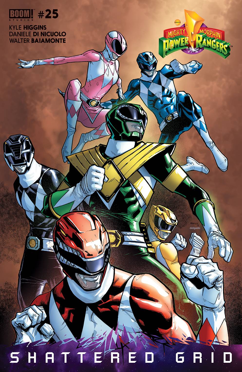 MIGHTY MORPHIN POWER RANGERS #25 SUBSCRIPTION GIBS 03/28/18