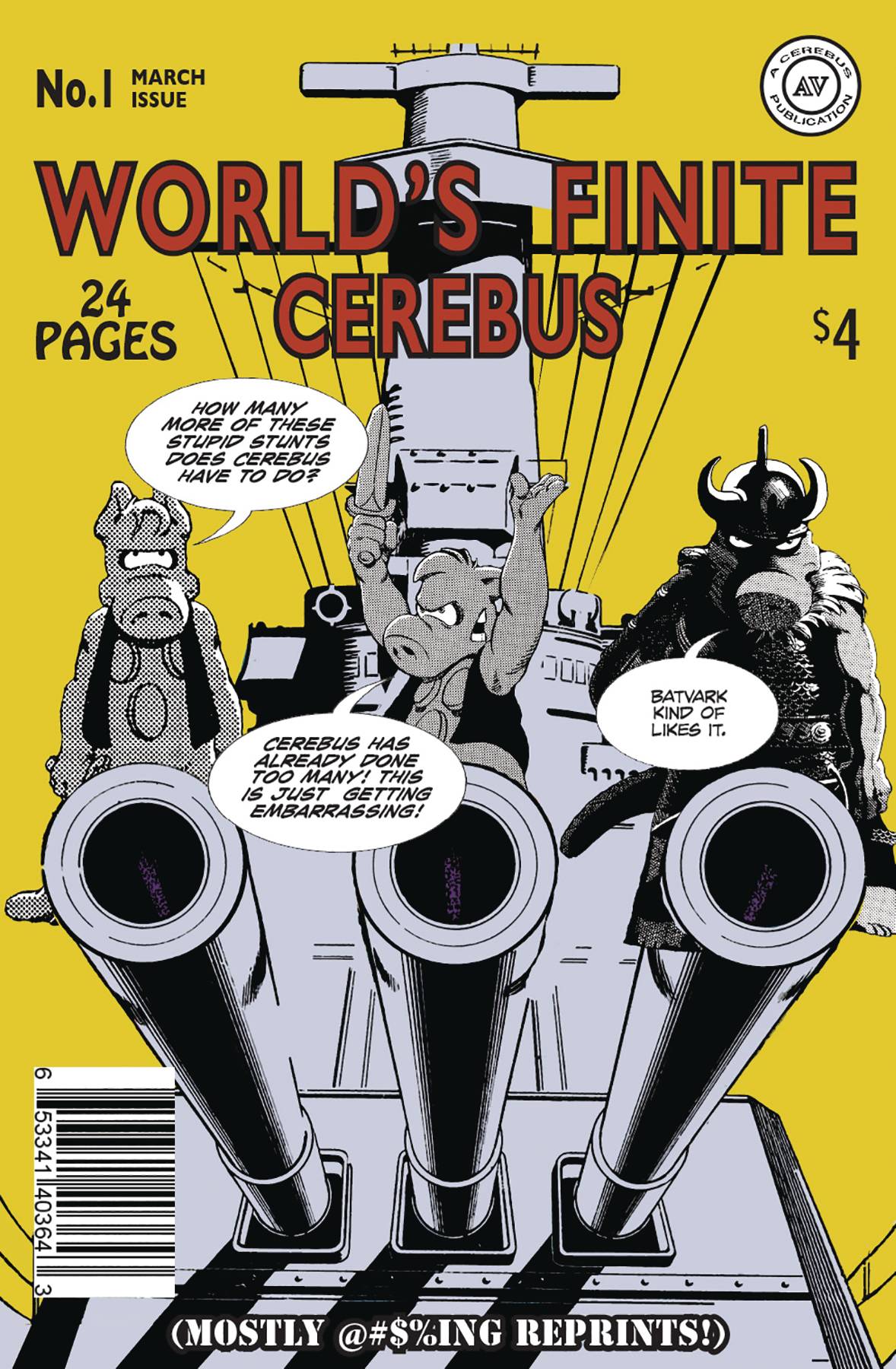 WORLDS FINITE CEREBUS #1 03/28/18