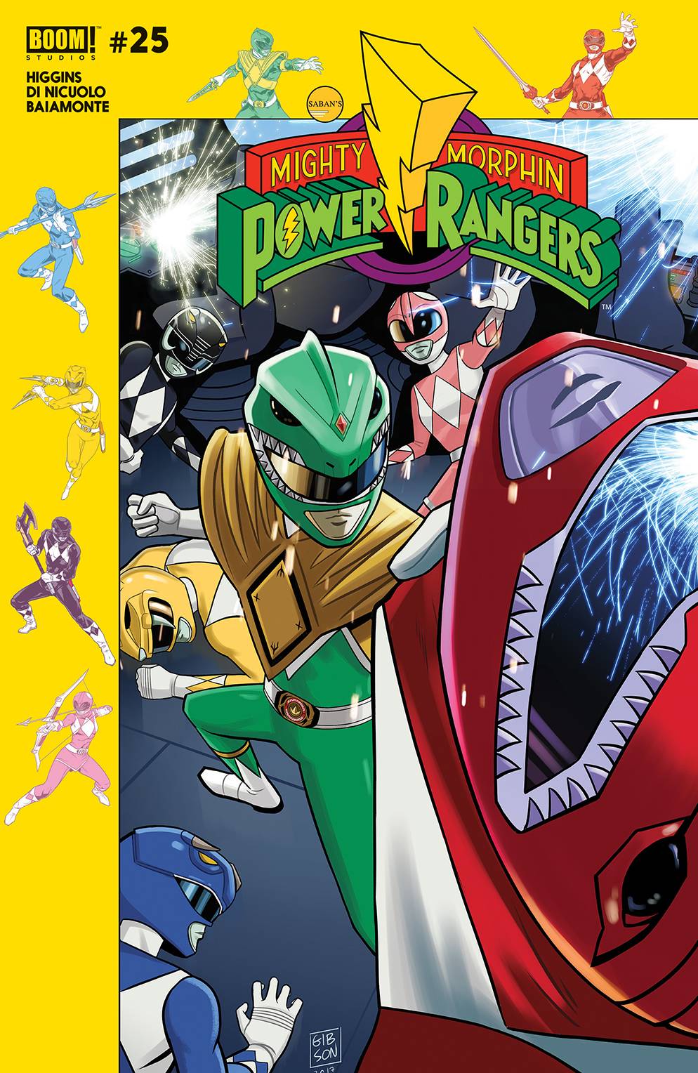 MIGHTY MORPHIN POWER RANGERS #25 SUBSCRIPTION GIBSON VAR SG 03/28/18