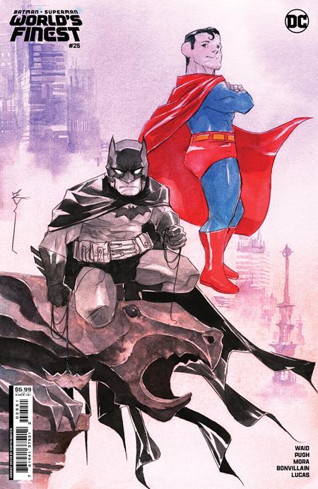 BATMAN SUPERMAN WORLDS FINEST #25 CVR C DUSTIN NGUYEN CARD STOCK VAR - 3-19-2024