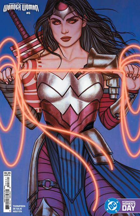 ABSOLUTE WONDER WOMAN #6 CVR E JENNY FRISON INTERNATIONAL WOMENS DAY CARD STOCK VAR  -- [Expected In Stock Date : 03-26-25]