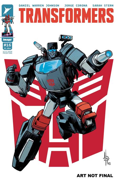 TRANSFORMERS #16 2ND PTG CVR B JASON HOWARD AUTOBOT VAR-- [Expected In Stock Date : 04-09-25 ]